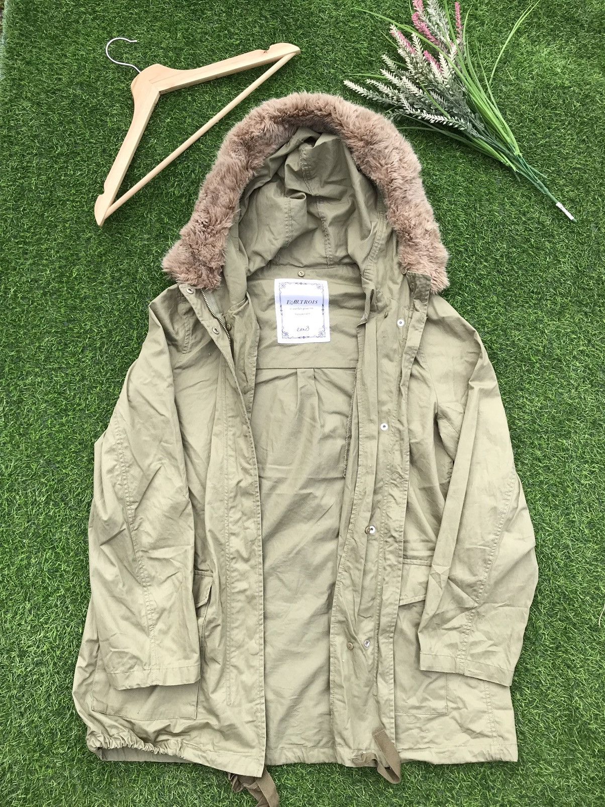 Vintage Emtrois Veterments Parka Jacket Hoodie Size US M / EU 48-50 / 2 - 1 Thumbnail