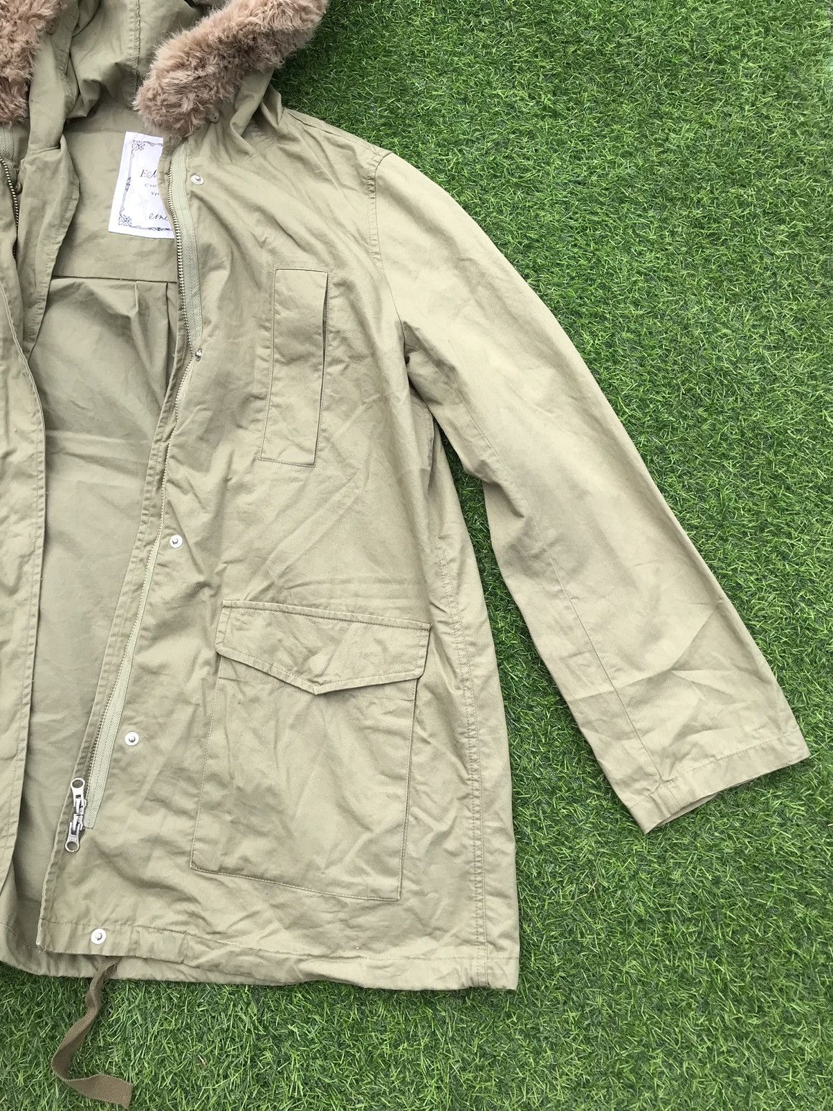 Vintage Emtrois Veterments Parka Jacket Hoodie Size US M / EU 48-50 / 2 - 2 Thumbnail