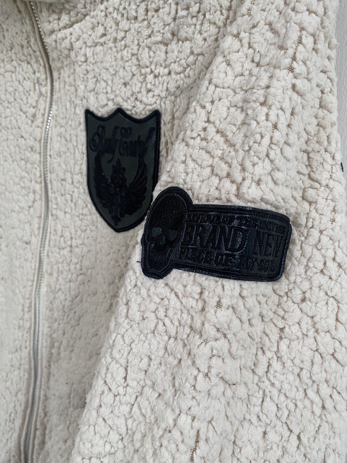 Japanese Brand Vintage sherpa hooded zipper skull Size US M / EU 48-50 / 2 - 5 Thumbnail