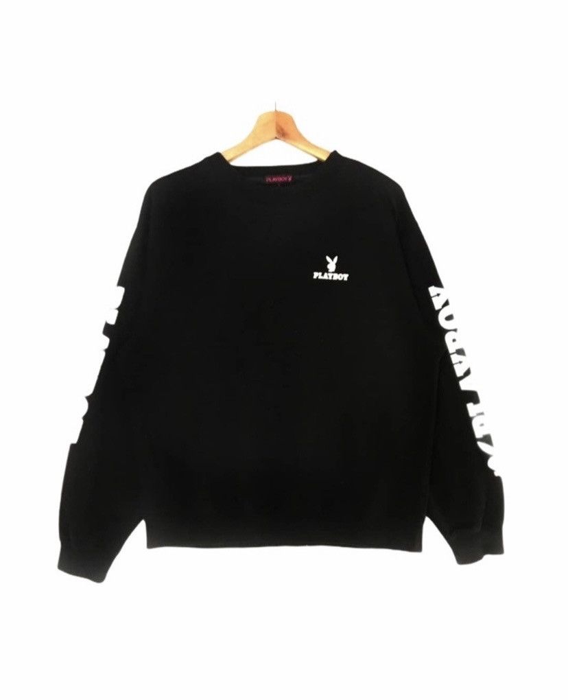 Japanese Brand × Playboy Playboy bunny big logo spellout sweatshirt Size US L / EU 52-54 / 3 - 1 Thumbnail