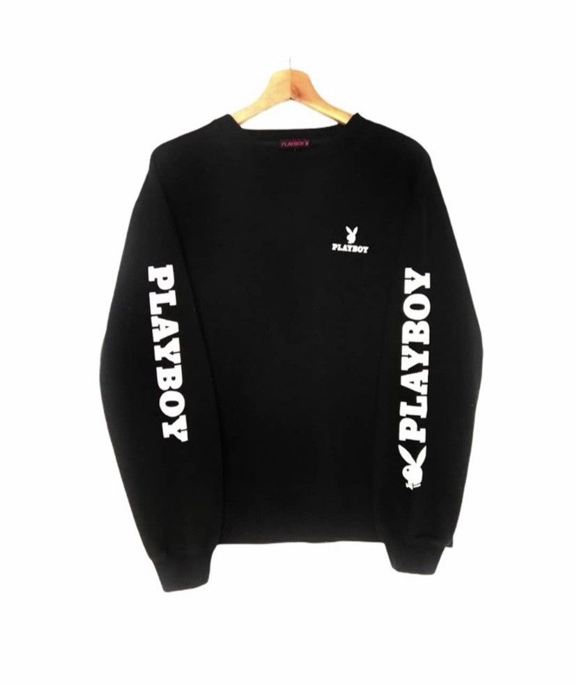 Japanese Brand × Playboy Playboy bunny big logo spellout sweatshirt Size US L / EU 52-54 / 3 - 3 Thumbnail
