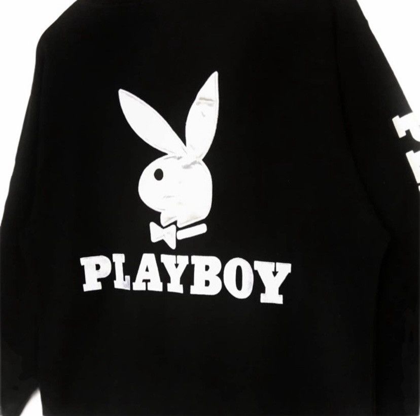 Japanese Brand × Playboy Playboy bunny big logo spellout sweatshirt Size US L / EU 52-54 / 3 - 4 Thumbnail