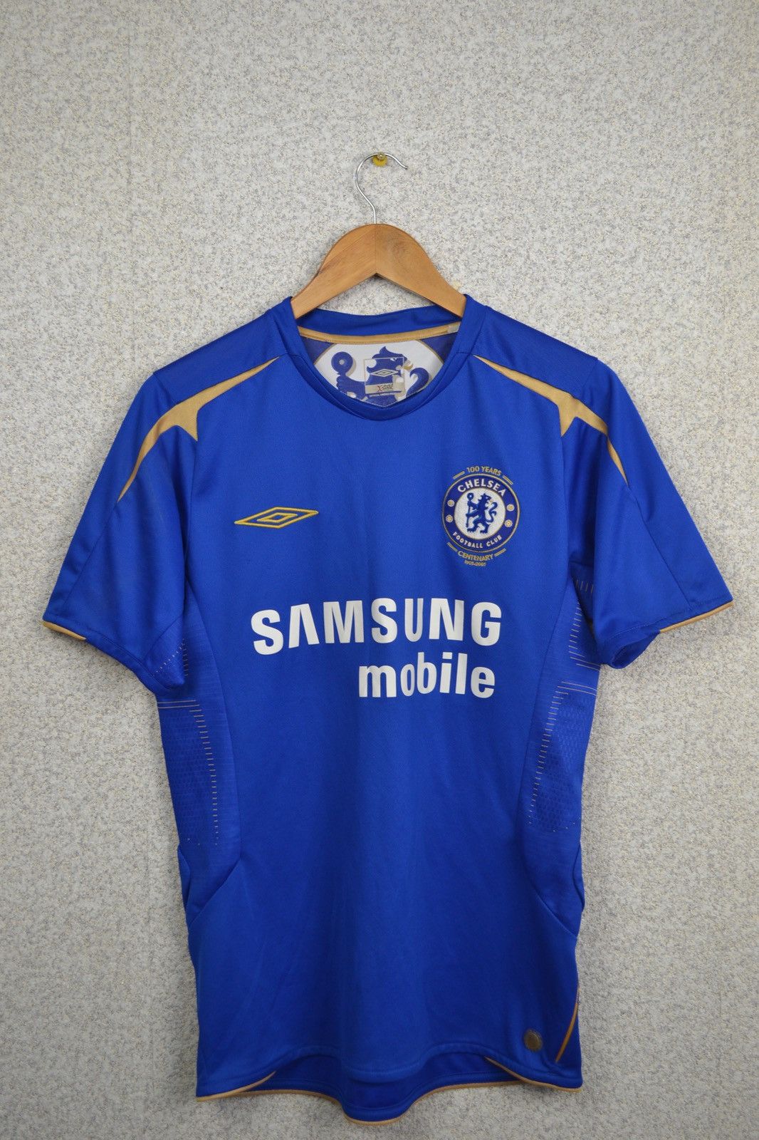 Maillot De Football Chelsea 2005-2006 Domicile #3 Del Horno Umbro – Taille M Occasion