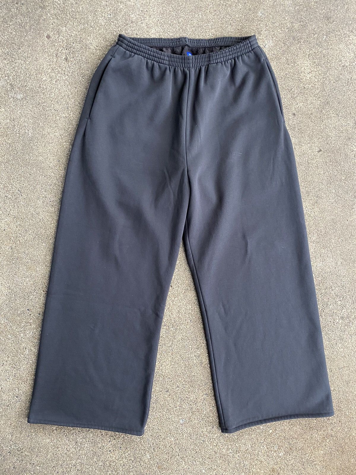 Gap Yeezy Gap Engineered by Balenciaga Fleece Wide Sweatpant | Grailed