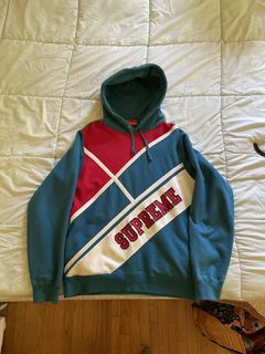 Supreme Diagonal Hoodie | Grailed