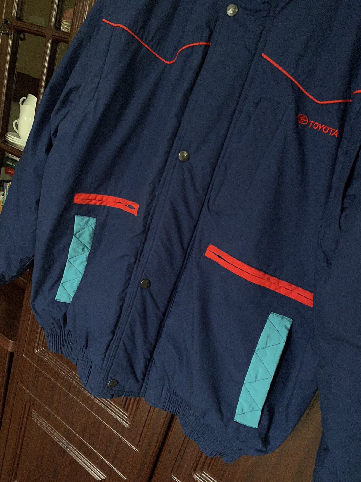 Vintage Vintage Toyota 2in1 Racing Team Jacket Vest Subaru Yamaha Size US L / EU 52-54 / 3 - 6 Thumbnail