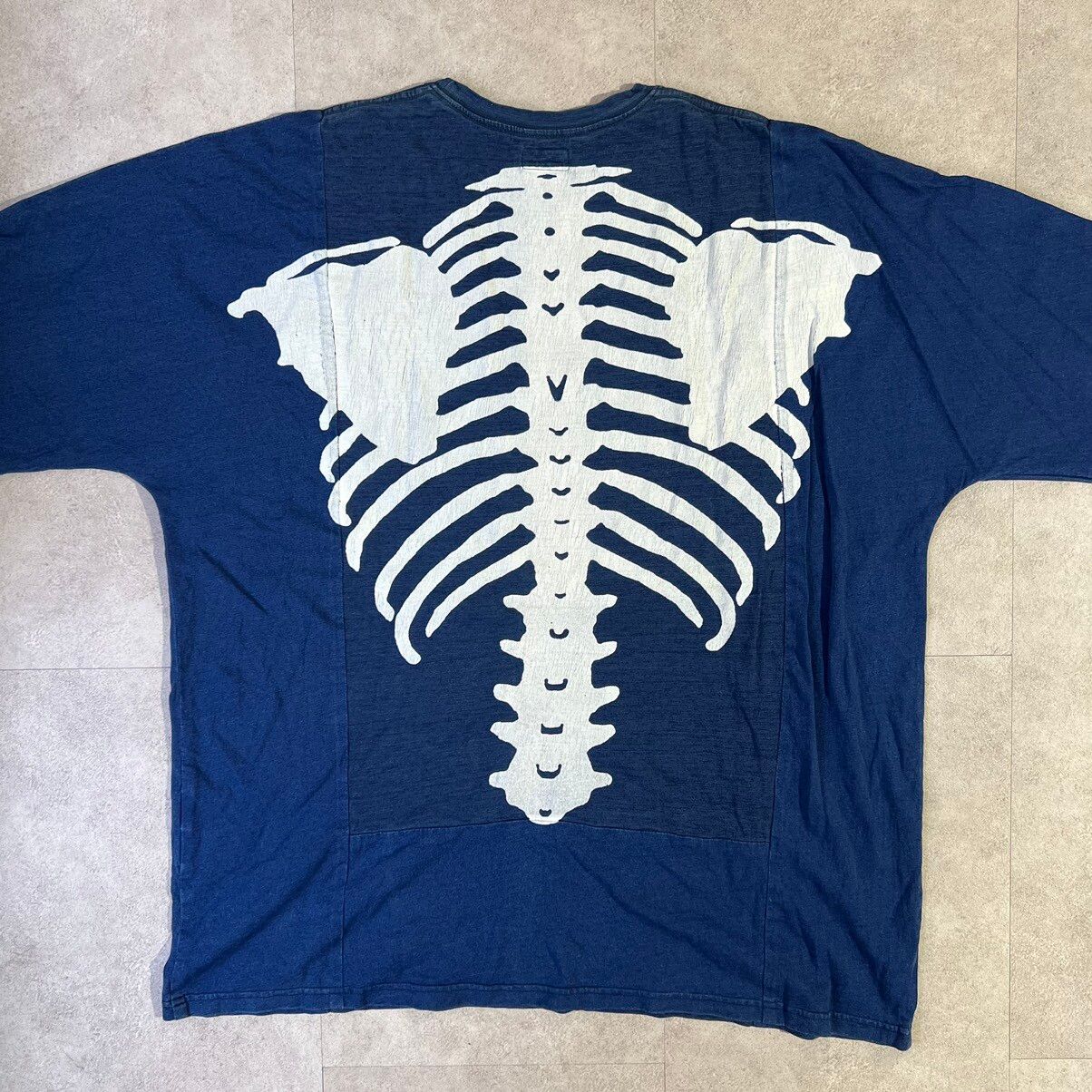 Kapital Kapital Kountry Bone Skeleton Denim Tee Shirts | Grailed