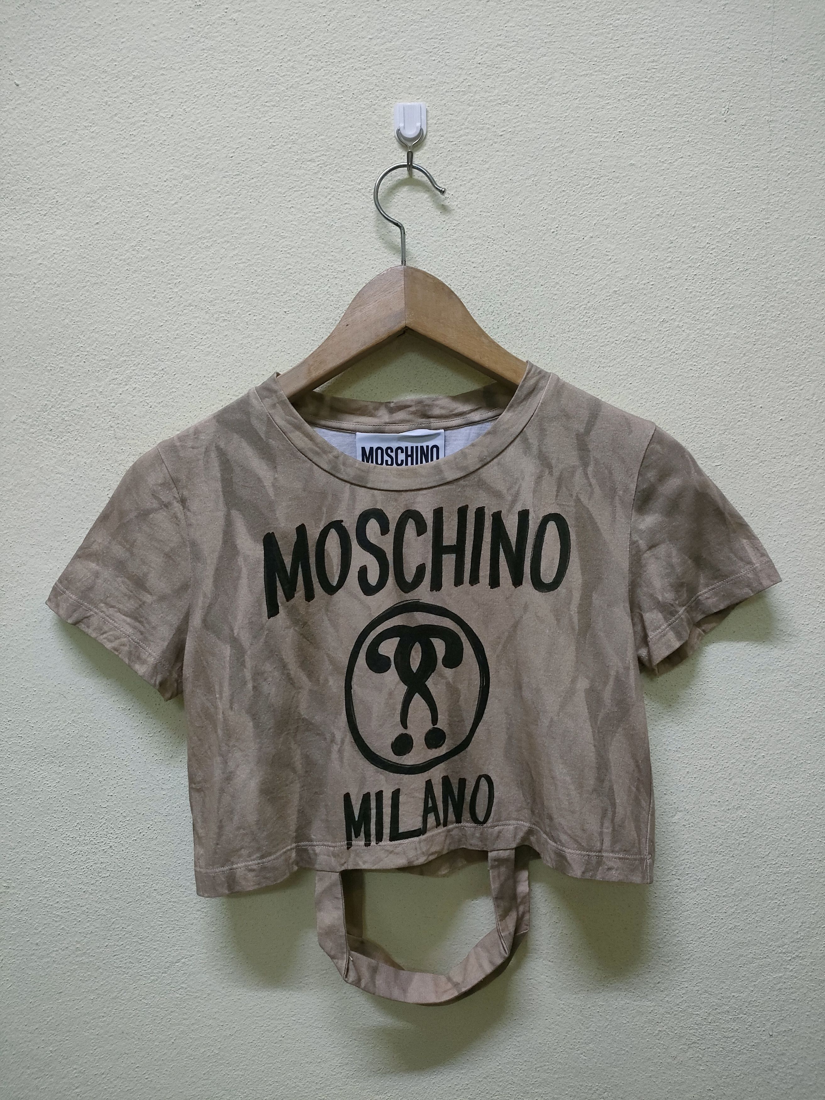 Moschino 🔥Moschino Couture AW17 Recycle Paper Bag Shirt Size XS / US 0-2 / IT 36-38 - 6 Thumbnail