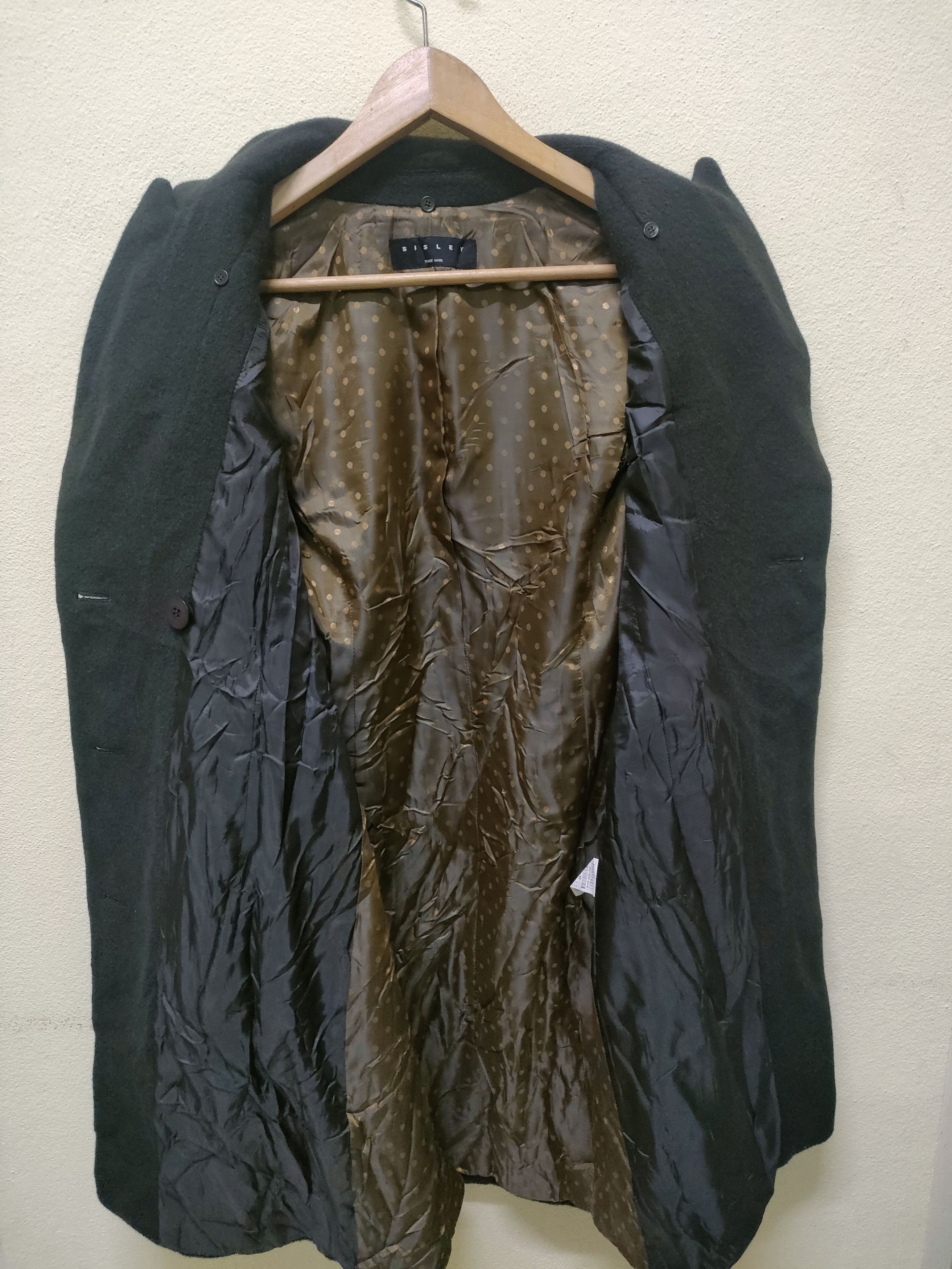 Sisley 💥 Best Offer 💥 Sisley Wool Long Jacket Size S / US 4 / IT 40 - 8 Thumbnail
