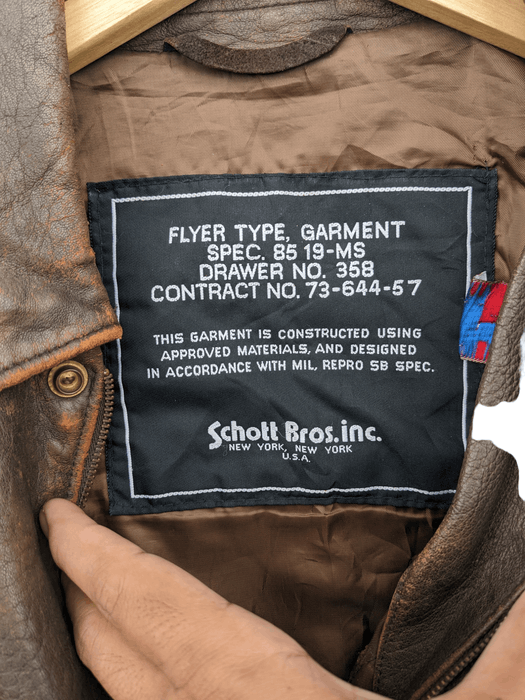 Vintage Vintage Schott USA Leather Jacket | Grailed