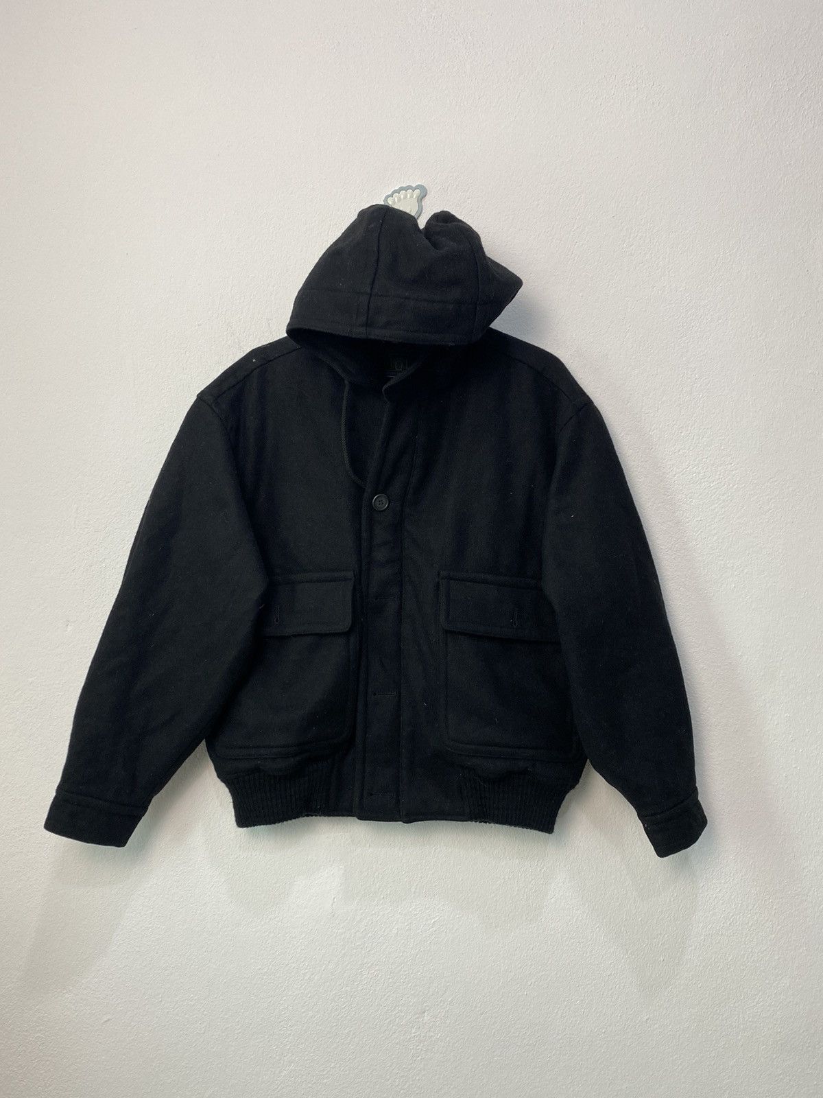 Japanese Brand JAPAN BRAND BE-HOT WOOL JACKET DOUBLE POCKET WITH HOODIE Size US M / EU 48-50 / 2 - 1 Thumbnail