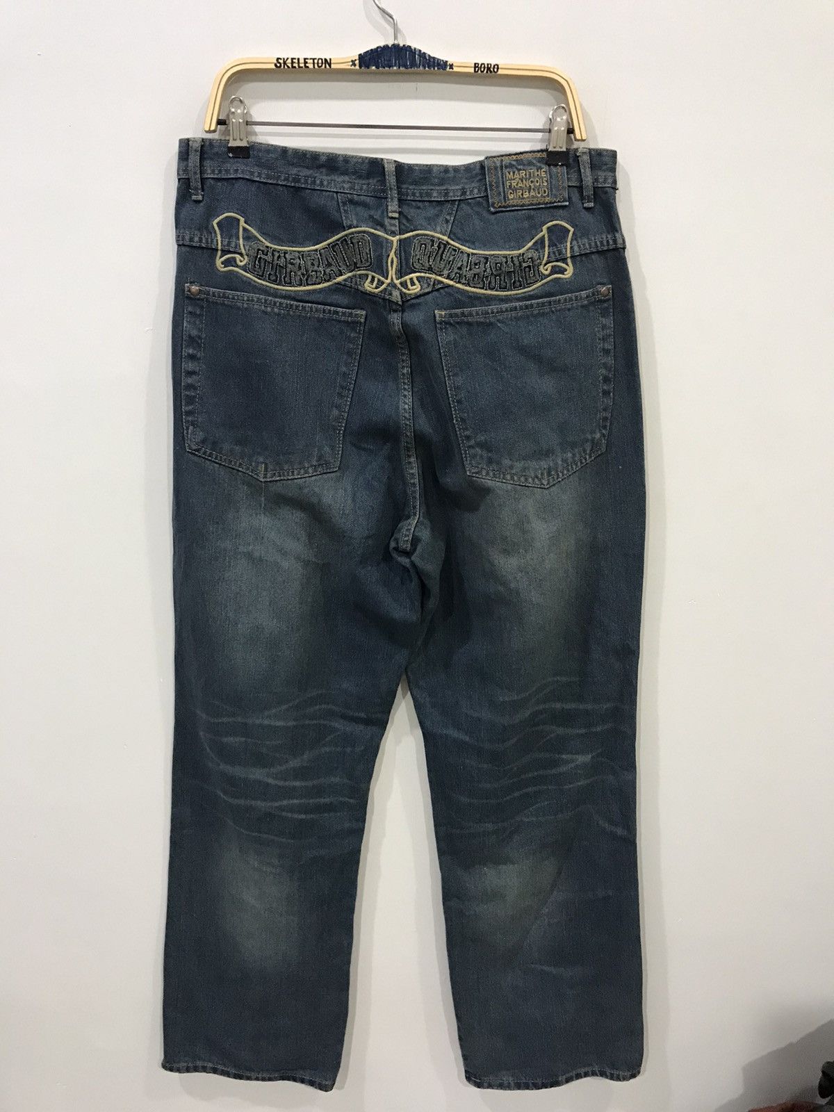 image of Marithe Francois Girbaud Mfg Ultra Design Dope Fades Baggy Denim, Men's (Size 34)