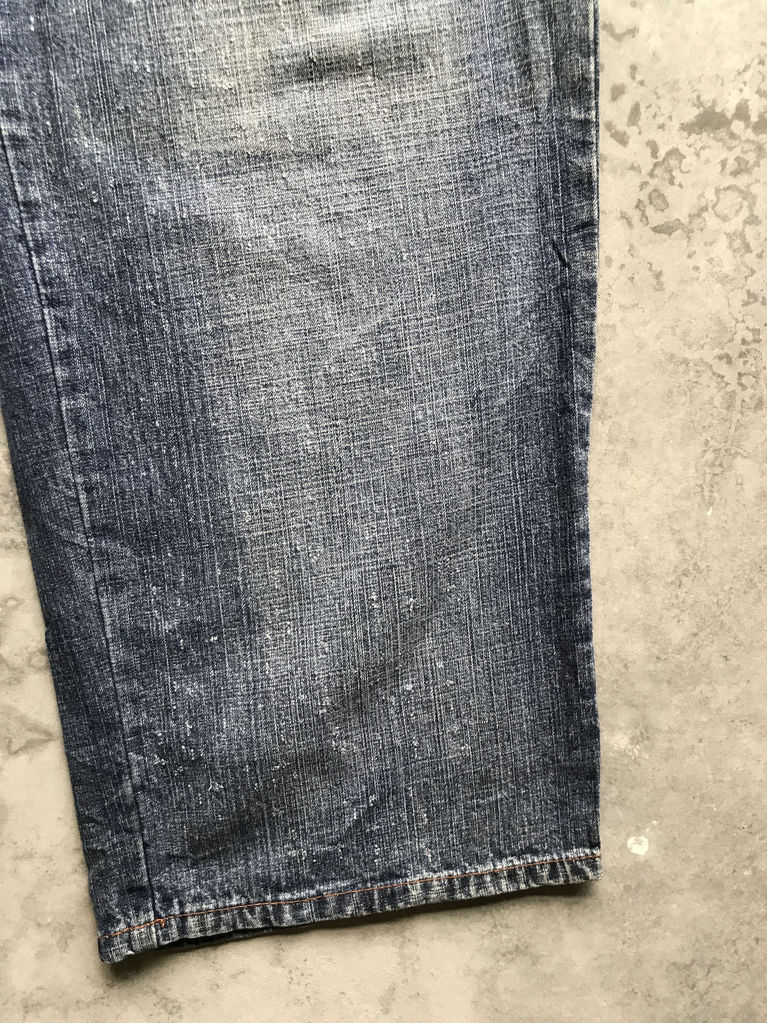 Designer × Pelle Pelle 💥BAGGY💥D55 pellepelle Hip hop Baggy Light Jeans Size US 37 - 8 Thumbnail