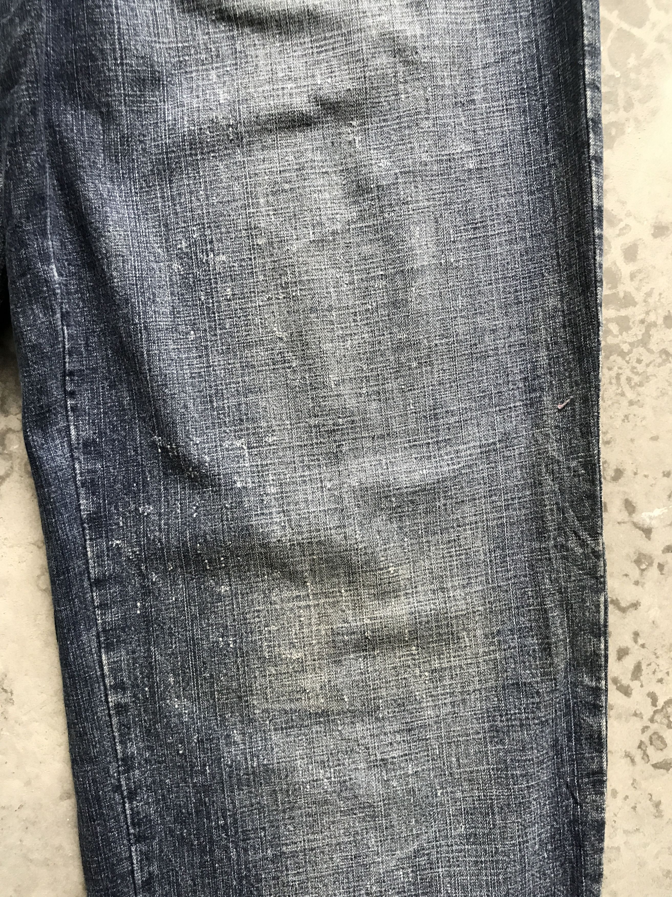 Designer × Pelle Pelle 💥BAGGY💥D55 pellepelle Hip hop Baggy Light Jeans Size US 37 - 7 Thumbnail