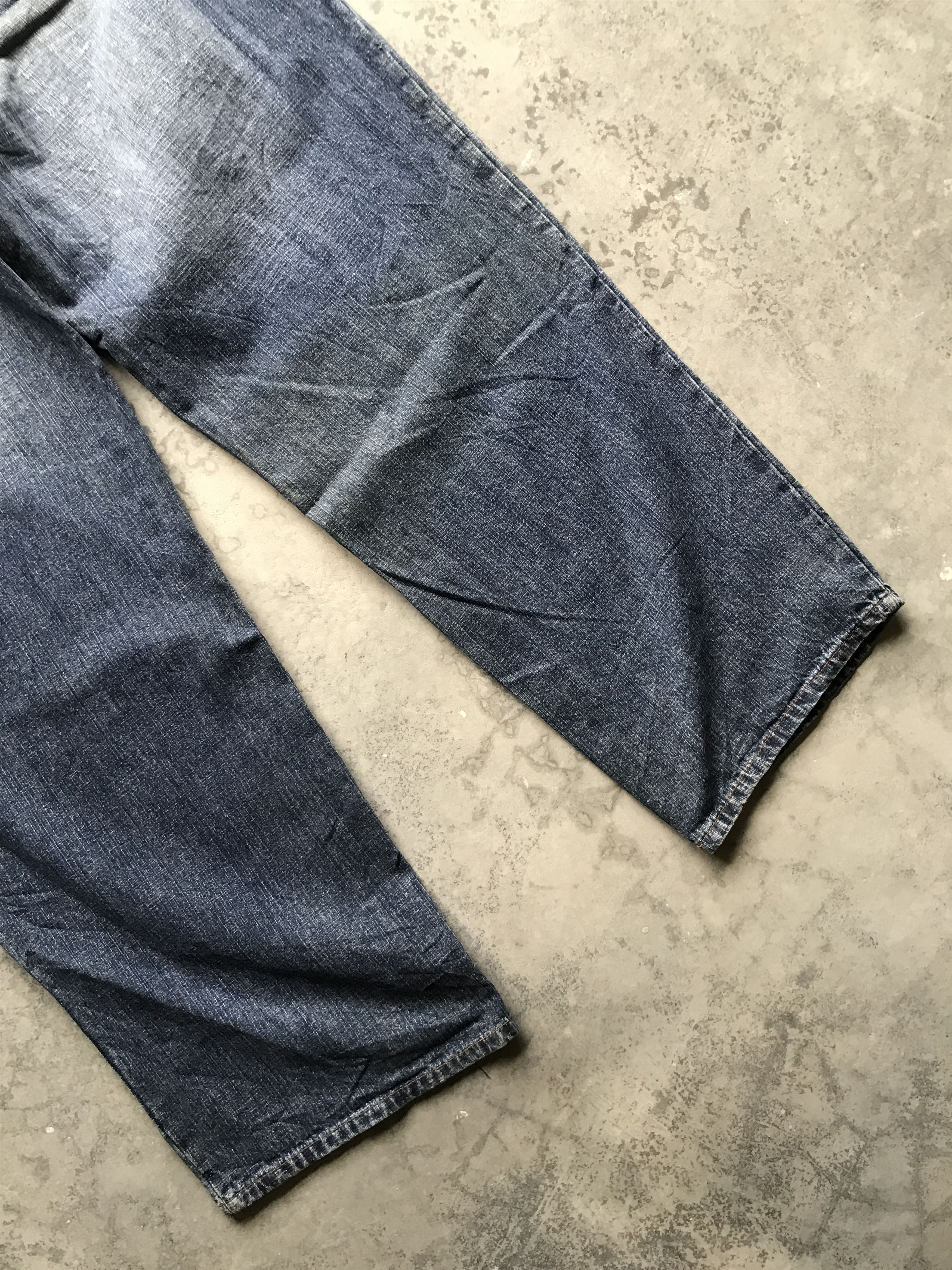 Designer × Pelle Pelle 💥BAGGY💥D55 pellepelle Hip hop Baggy Light Jeans Size US 37 - 14 Thumbnail