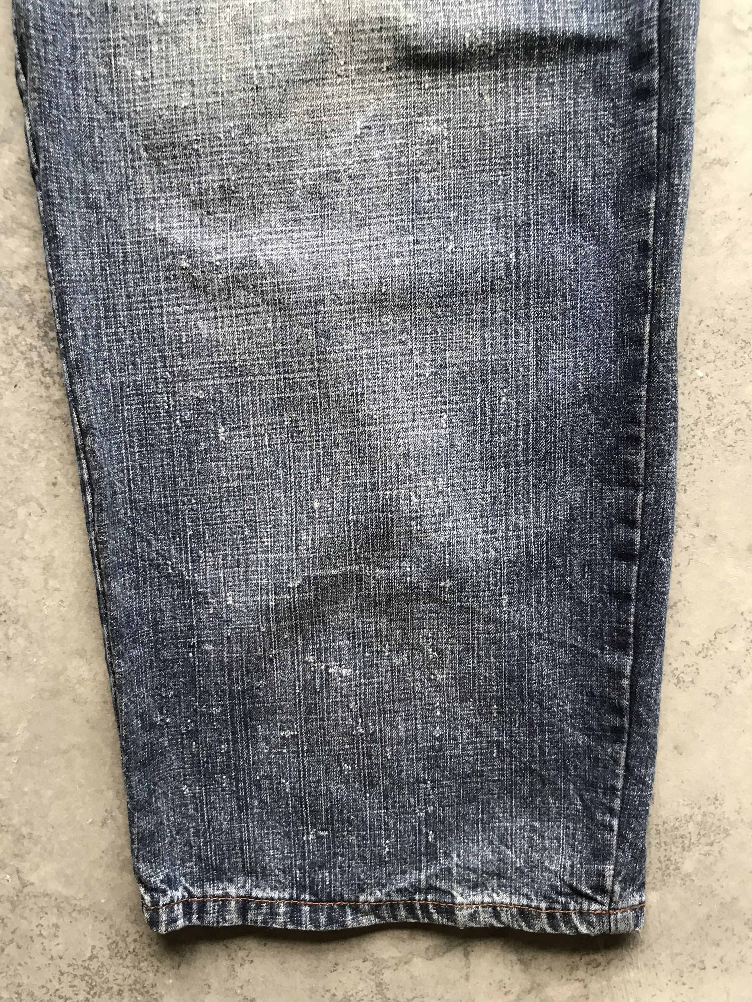 Designer × Pelle Pelle 💥BAGGY💥D55 pellepelle Hip hop Baggy Light Jeans Size US 37 - 9 Thumbnail
