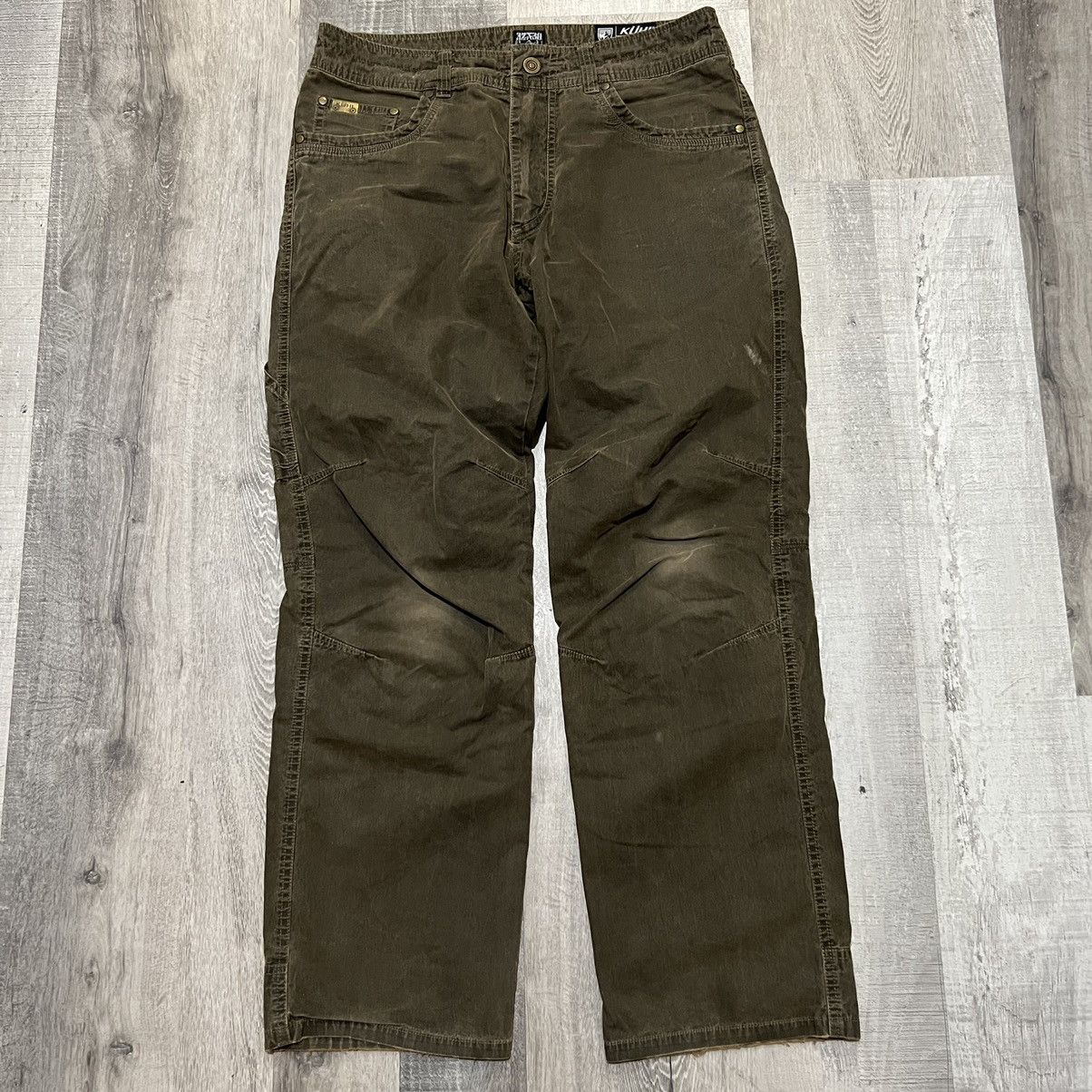 Kuhl KUHL Revolvr Brown Patina Dye Canvas Hiking Outdoor Pants | Grailed