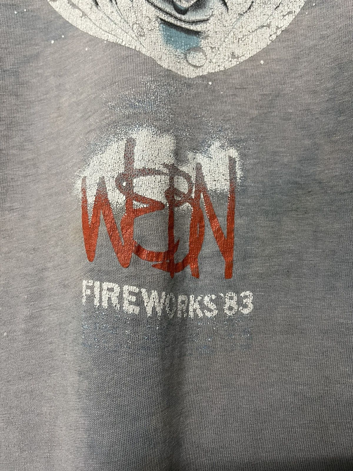 Vintage Thrashed Vintage 80s Alien Pepsi Webn Fireworks Distressed T Size US XL / EU 56 / 4 - 4 Thumbnail