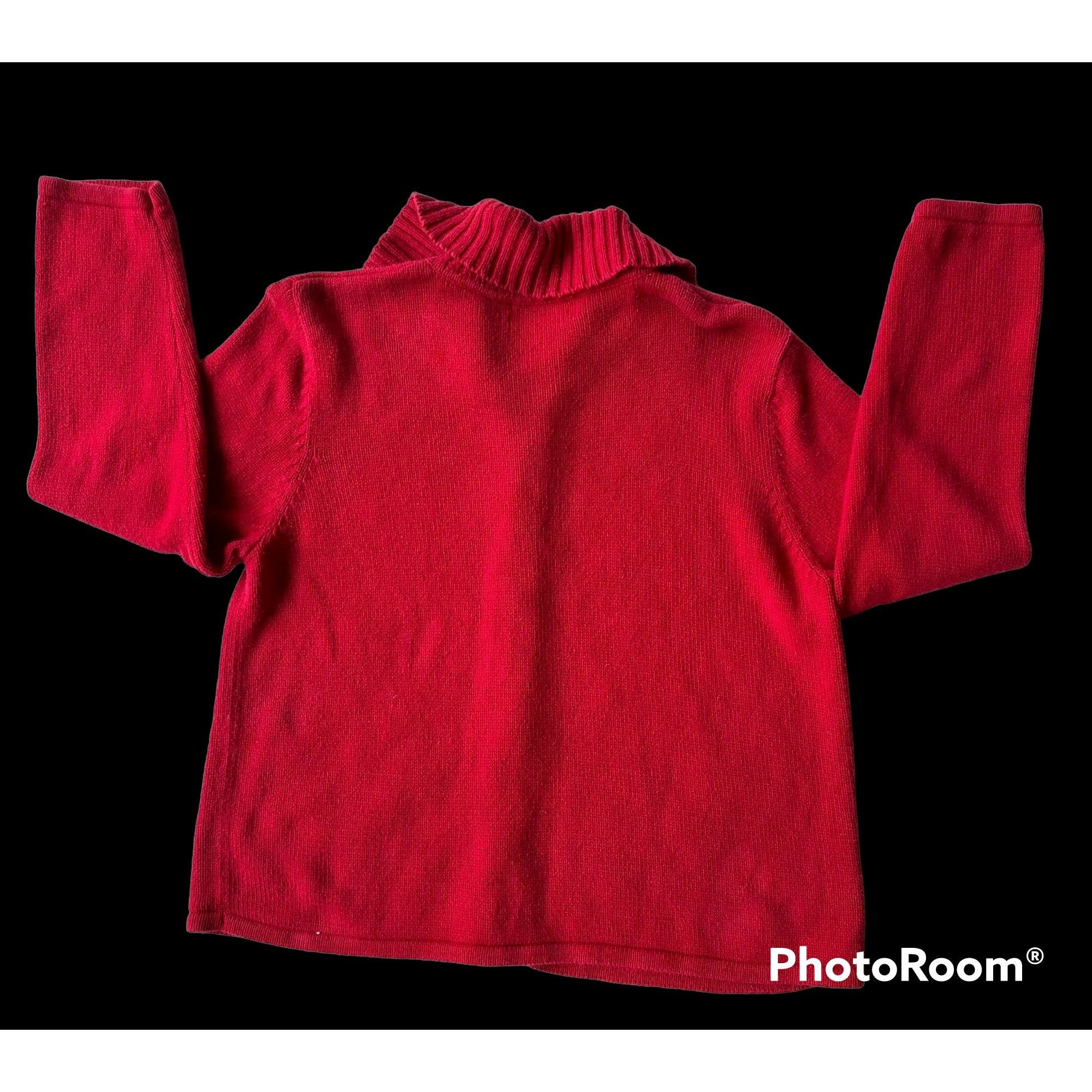 Vintage Tiara International Christmas Reindeer Cardigan Large? Size L / US 10 / IT 46 - 9 Thumbnail
