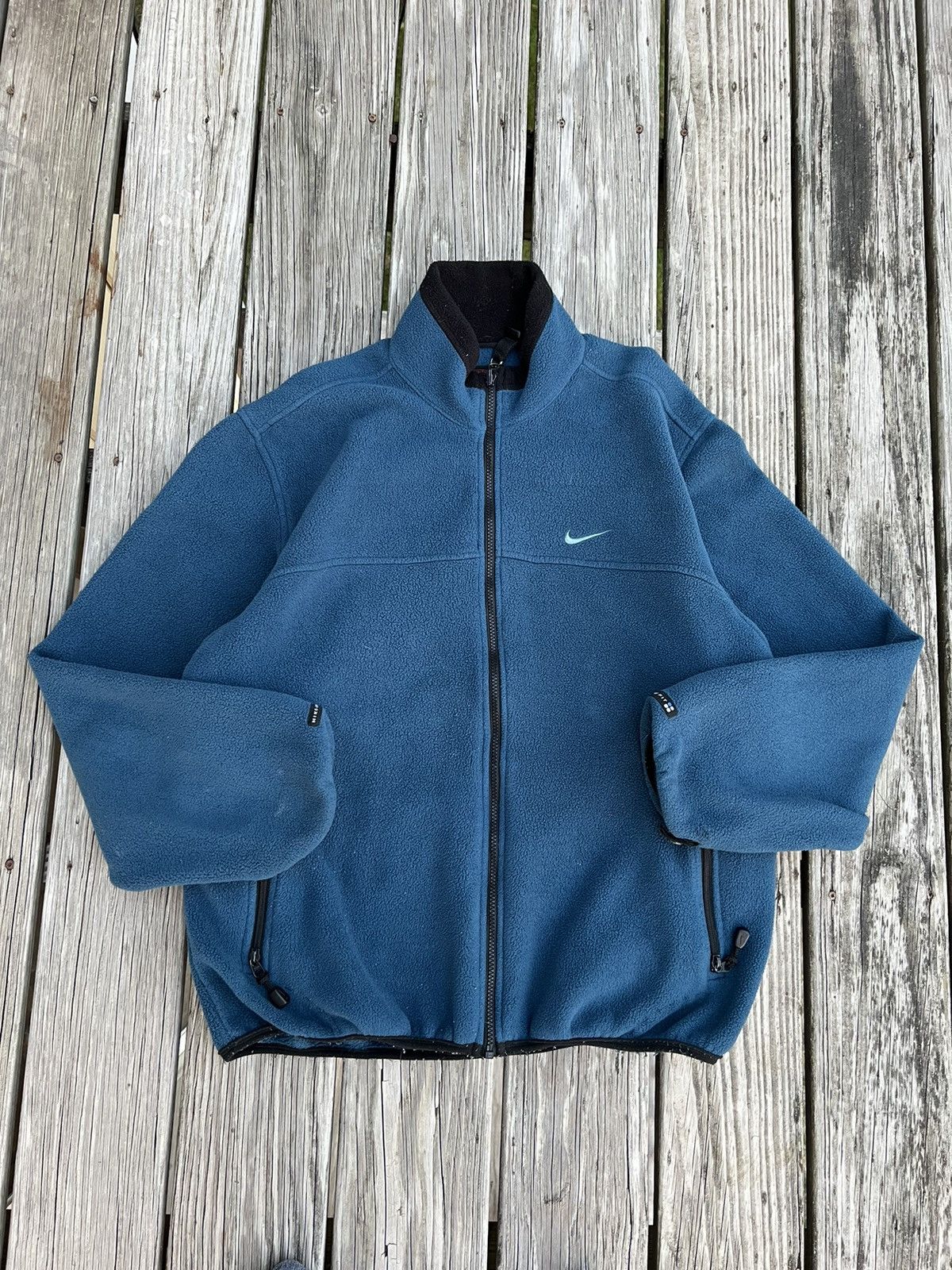 Nike RARE Vintage 90s Nike ACG Fleece Jacket Size US L / EU 52-54 / 3 - 1 Thumbnail