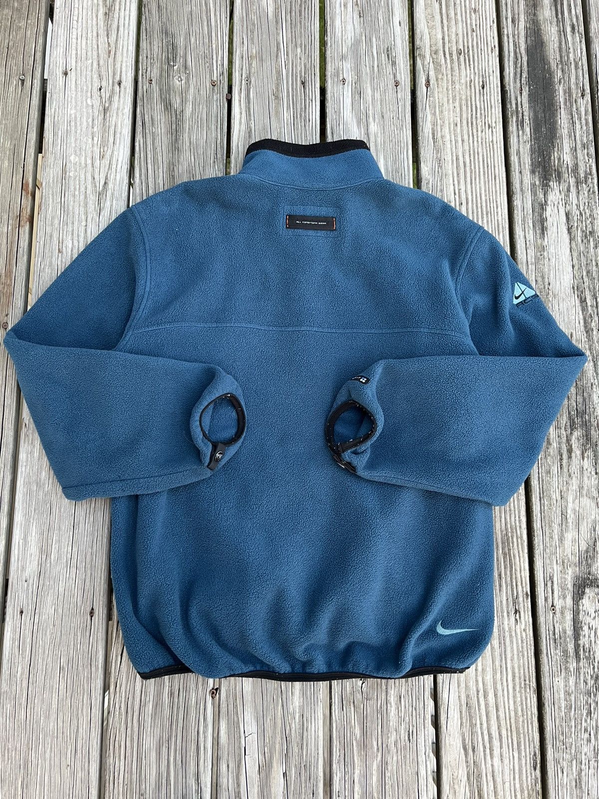 Nike RARE Vintage 90s Nike ACG Fleece Jacket Size US L / EU 52-54 / 3 - 2 Thumbnail