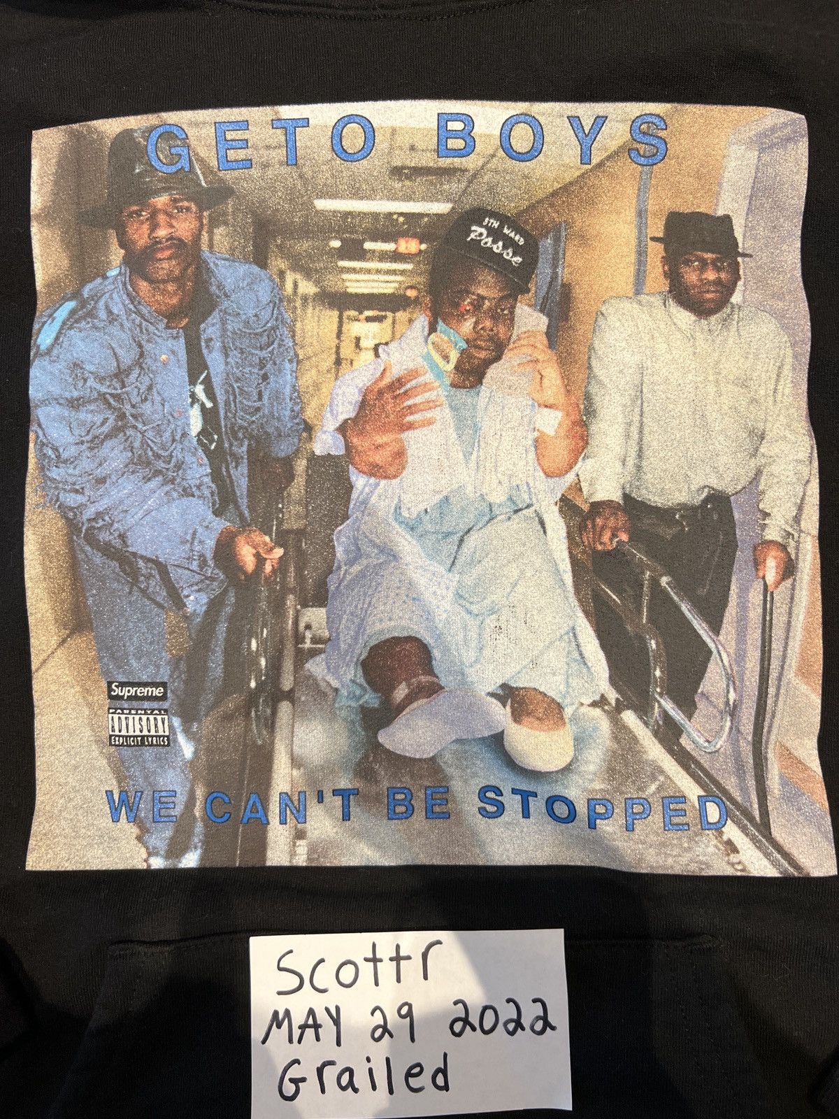 Supreme Supreme Rap A Lot Records Geto Boys Hooded Sweatshirt Size US M / EU 48-50 / 2 - 4 Thumbnail