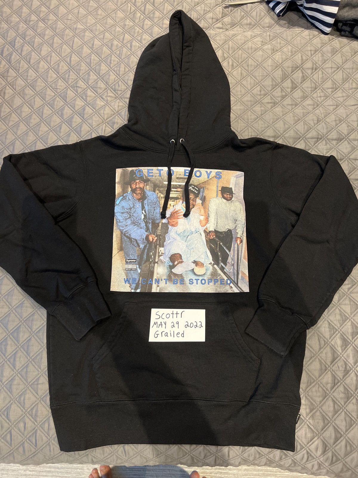 Supreme Supreme Rap A Lot Records Geto Boys Hooded Sweatshirt ...