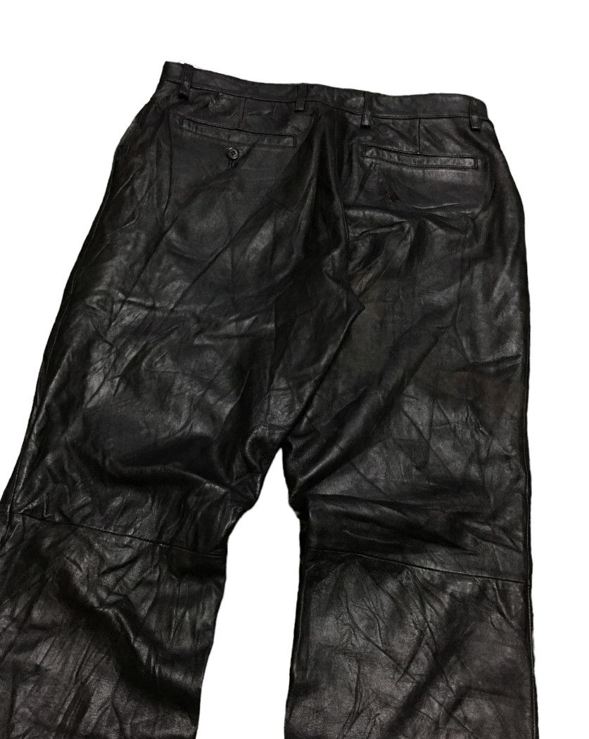 Japanese Brand × Leather × Vintage Gazza Sheep Leather Very comfortable Pant Size US 33 - 8 Thumbnail