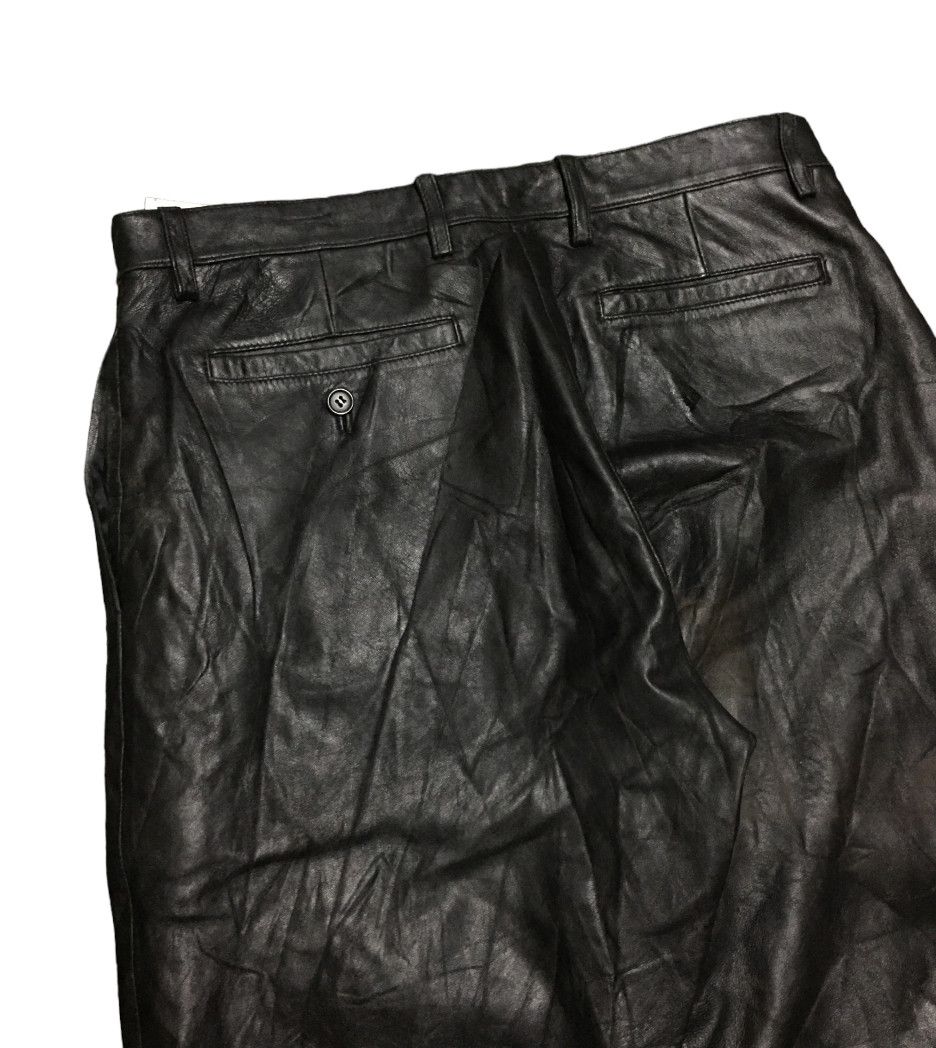 Japanese Brand × Leather × Vintage Gazza Sheep Leather Very comfortable Pant Size US 33 - 9 Thumbnail