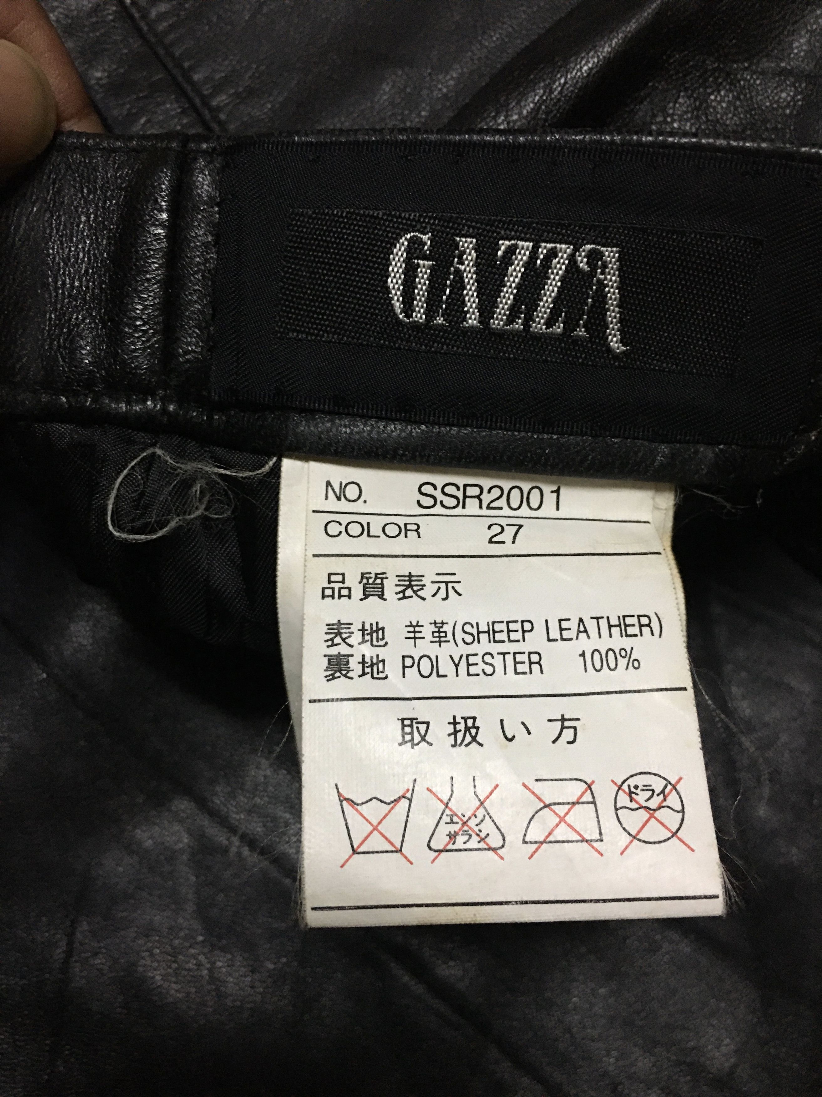 Japanese Brand × Leather × Vintage Gazza Sheep Leather Very comfortable Pant Size US 33 - 10 Thumbnail