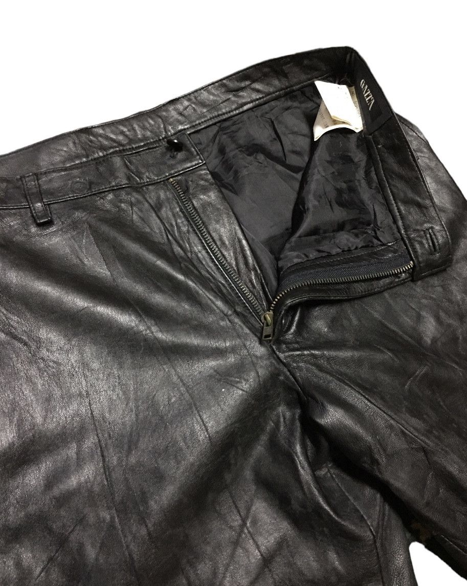 Japanese Brand × Leather × Vintage Gazza Sheep Leather Very comfortable Pant Size US 33 - 6 Thumbnail