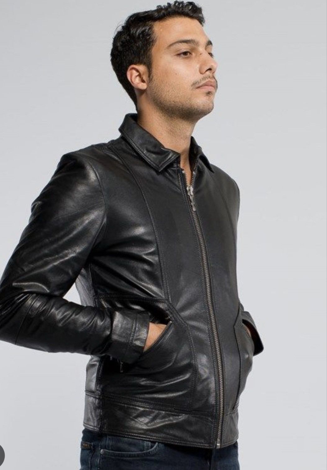 Nudie Jeans Nudie Jeans Jonny Biker Leather Jacket SMALL Grailed