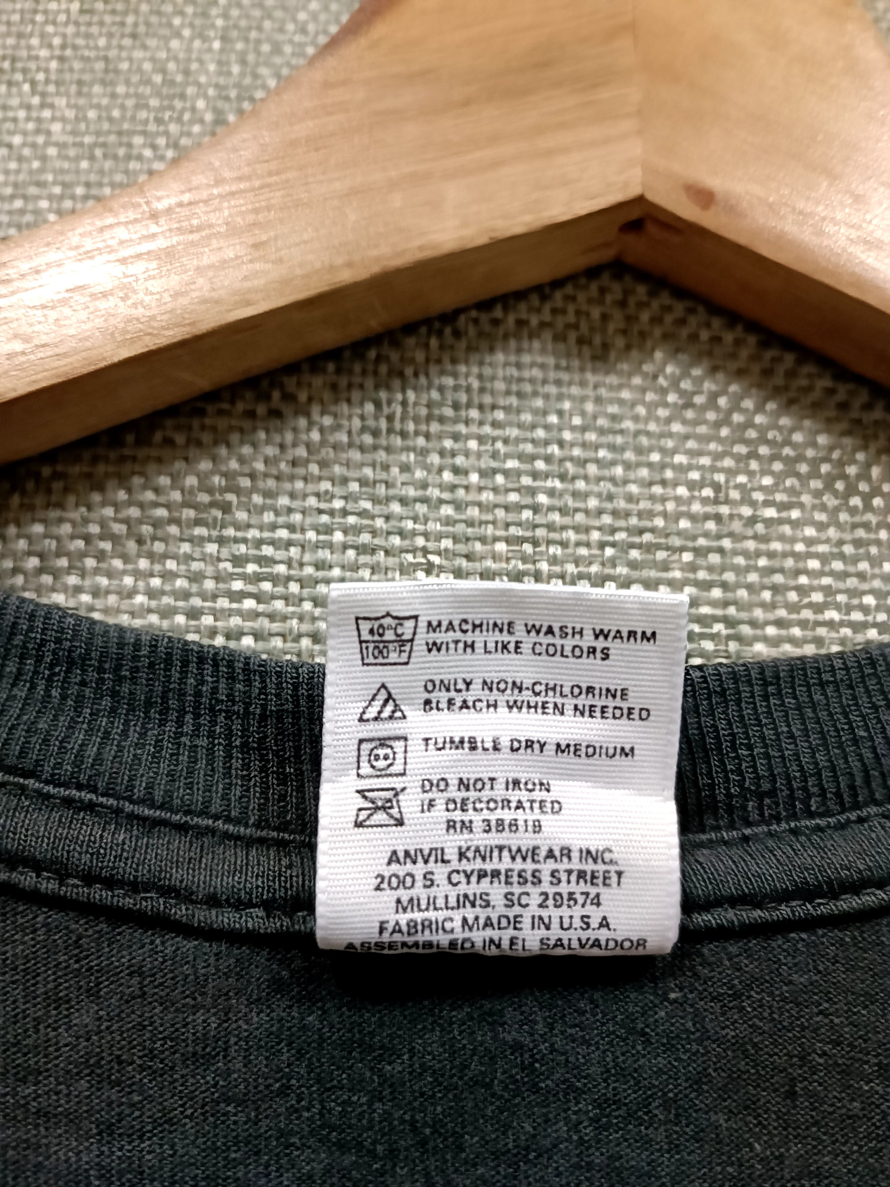 Anvil × Vintage vintage t shirt anvil made in usa Size US XL / EU 56 / 4 - 6 Thumbnail