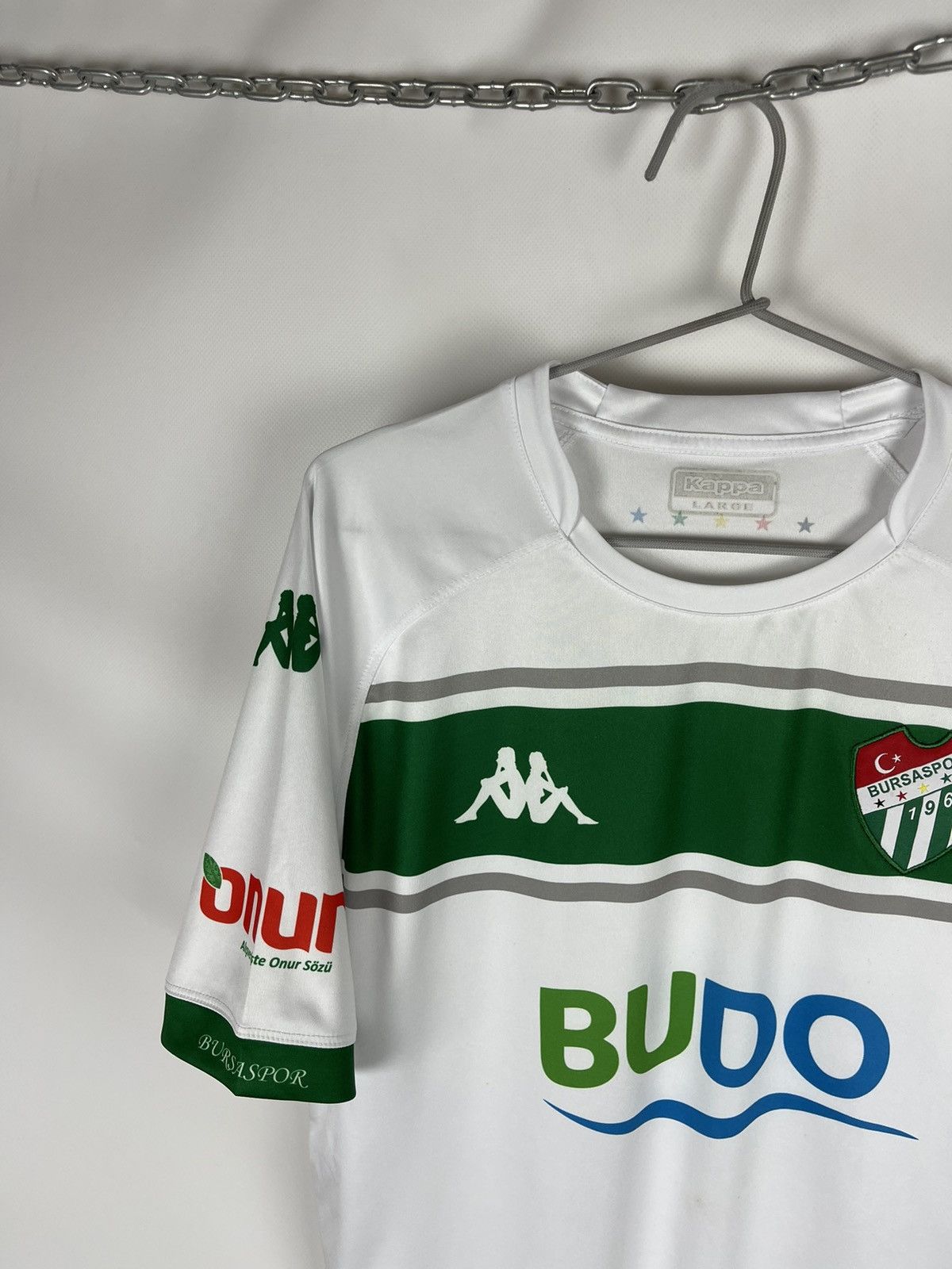 Kappa Kappa Bursaspor 2019 2020 away soccer jersey football shirt Size US L / EU 52-54 / 3 - 2 Thumbnail