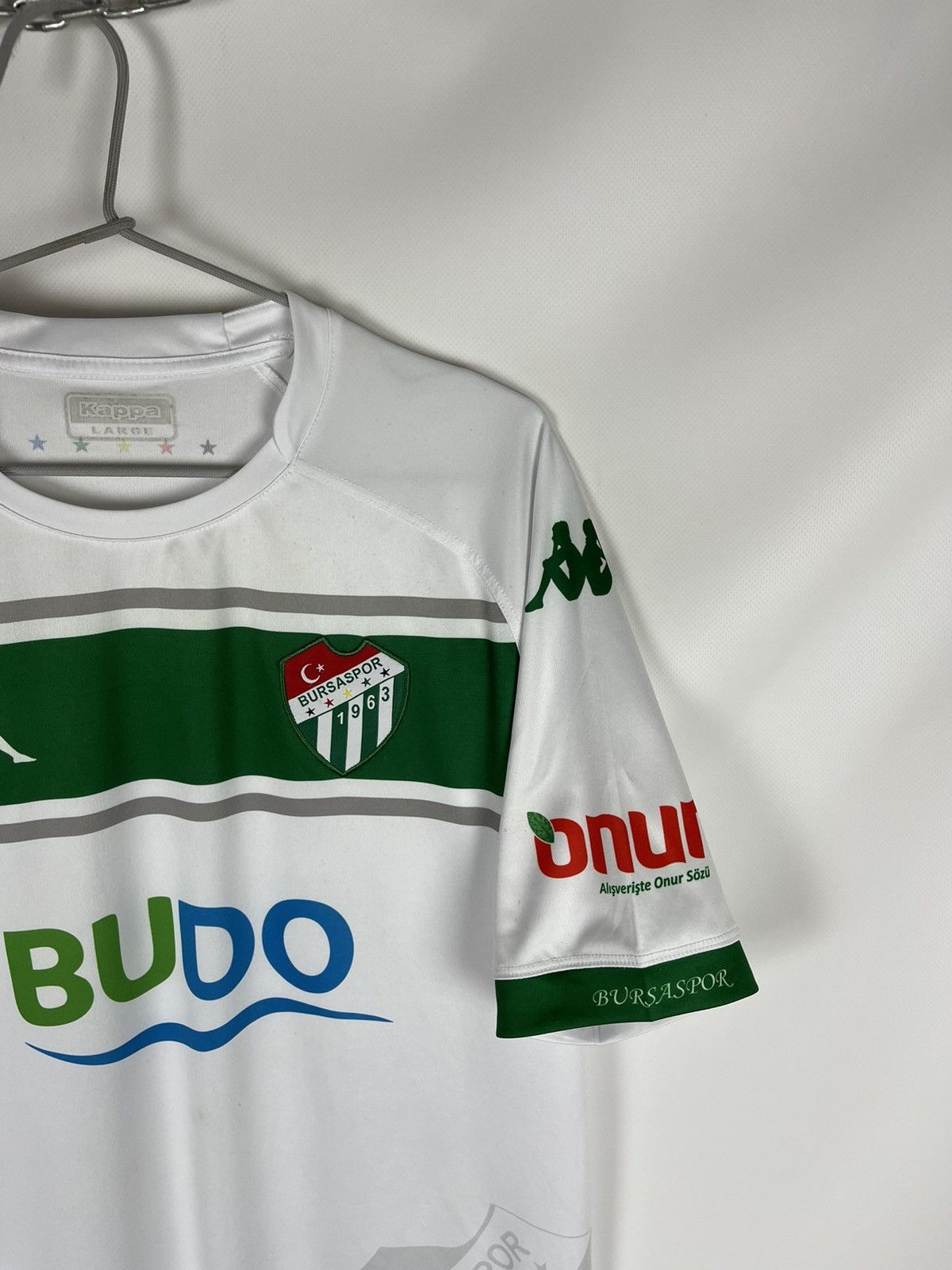 Kappa Kappa Bursaspor 2019 2020 away soccer jersey football shirt Size US L / EU 52-54 / 3 - 3 Thumbnail