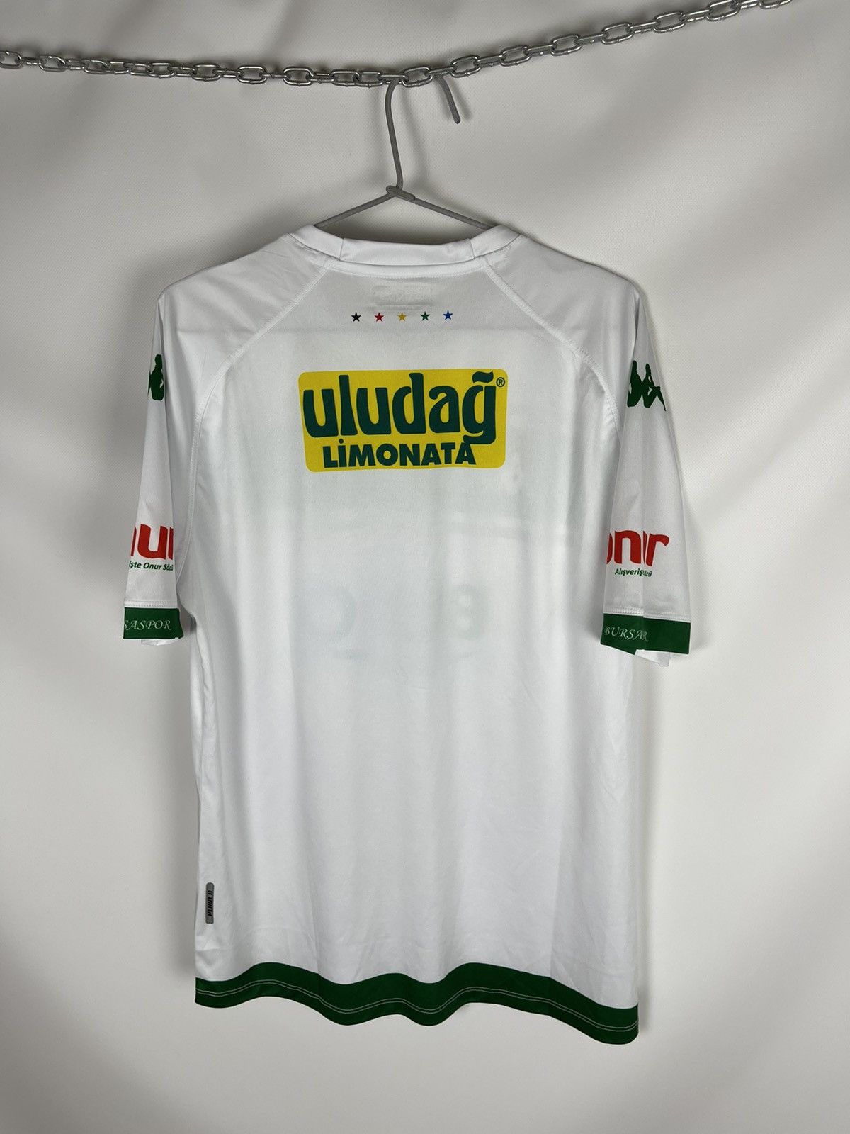 Kappa Kappa Bursaspor 2019 2020 away soccer jersey football shirt Size US L / EU 52-54 / 3 - 14 Thumbnail