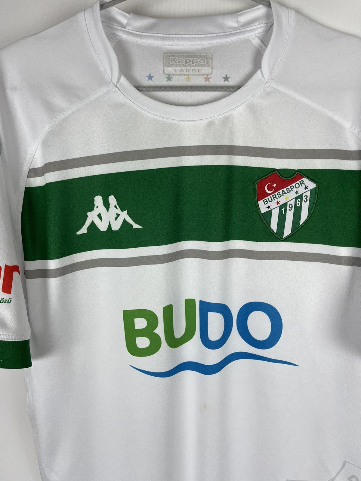 Kappa Kappa Bursaspor 2019 2020 away soccer jersey football shirt Size US L / EU 52-54 / 3 - 5 Thumbnail