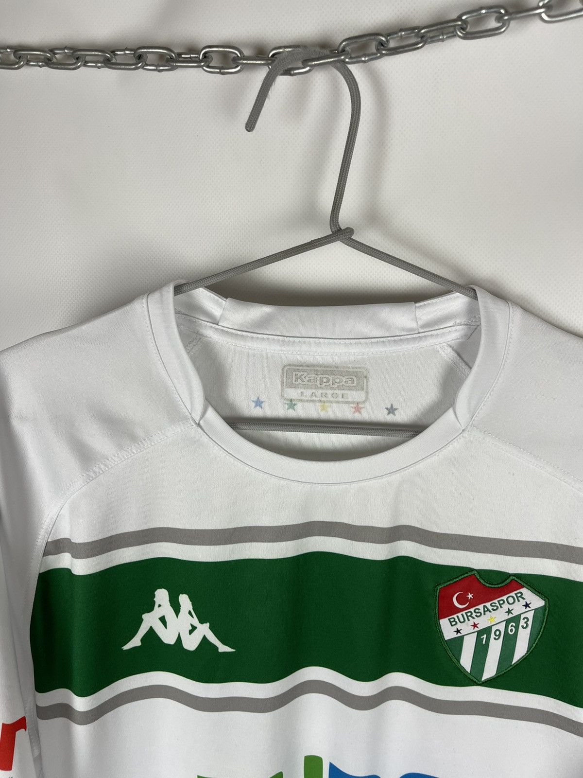 Kappa Kappa Bursaspor 2019 2020 away soccer jersey football shirt Size US L / EU 52-54 / 3 - 4 Thumbnail