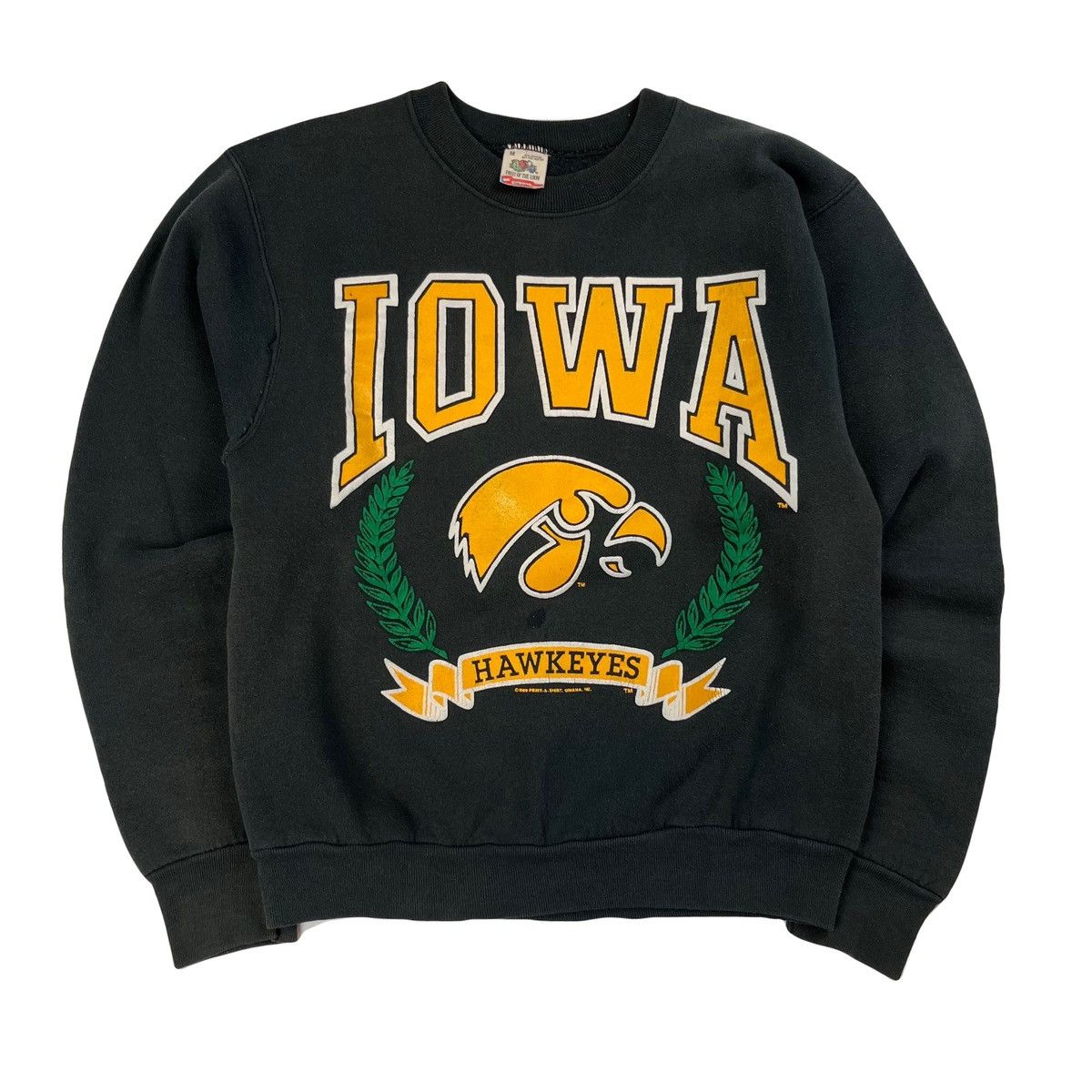 Vintage Vintage Iowa Hawkeyes Crewneck Sweatshirt Size S 80s Size US S / EU 44-46 / 1 - 1 Thumbnail