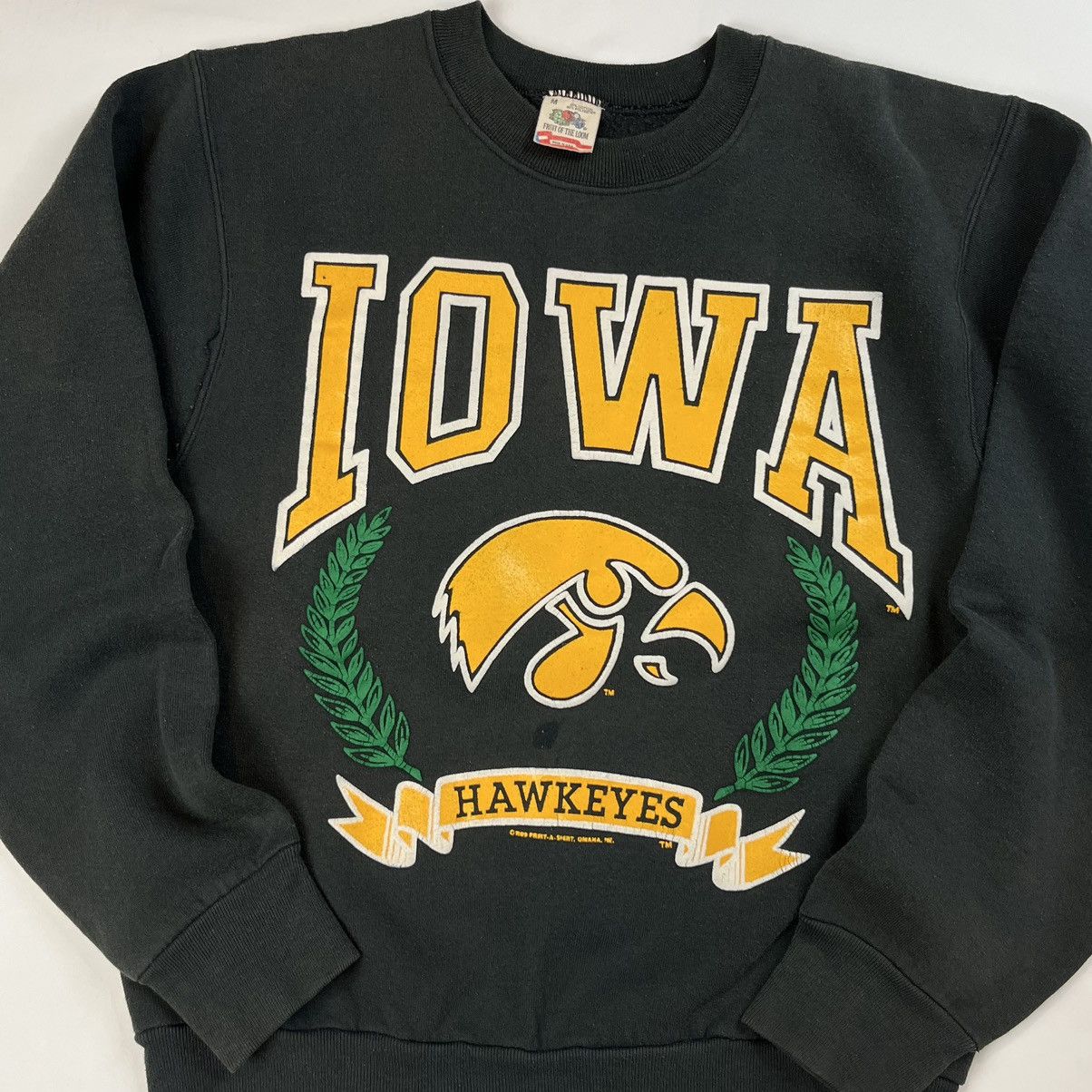Vintage Vintage Iowa Hawkeyes Crewneck Sweatshirt Size S 80s Size US S / EU 44-46 / 1 - 3 Thumbnail