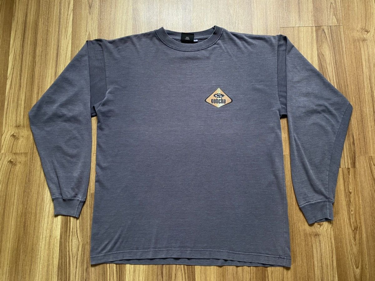Vintage Vintage 90s Gotcha Quiksilver Long Sleeve Shirt Billabong Size US L / EU 52-54 / 3 - 7 Thumbnail