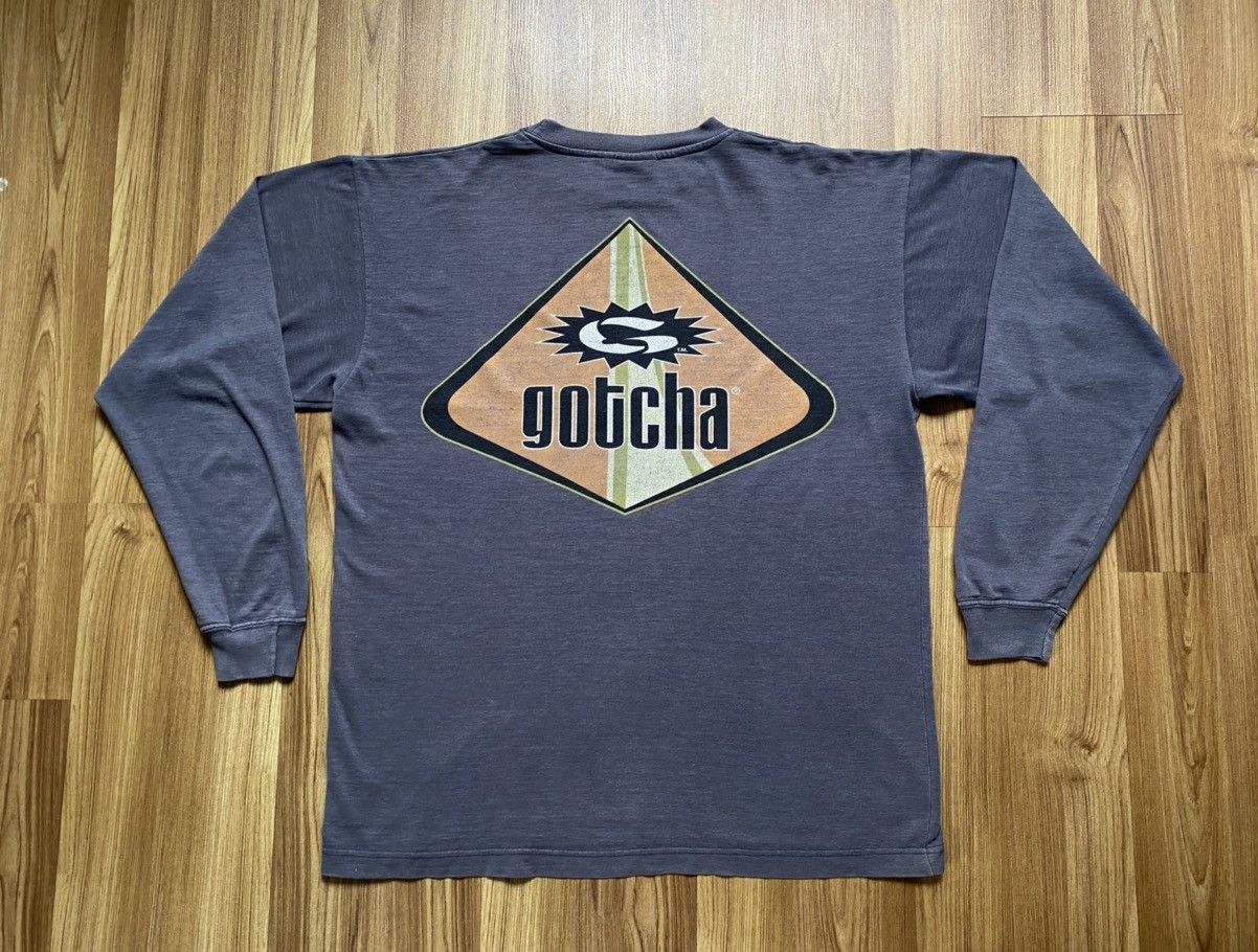 Vintage Vintage 90s Gotcha Quiksilver Long Sleeve Shirt Billabong Size US L / EU 52-54 / 3 - 1 Thumbnail