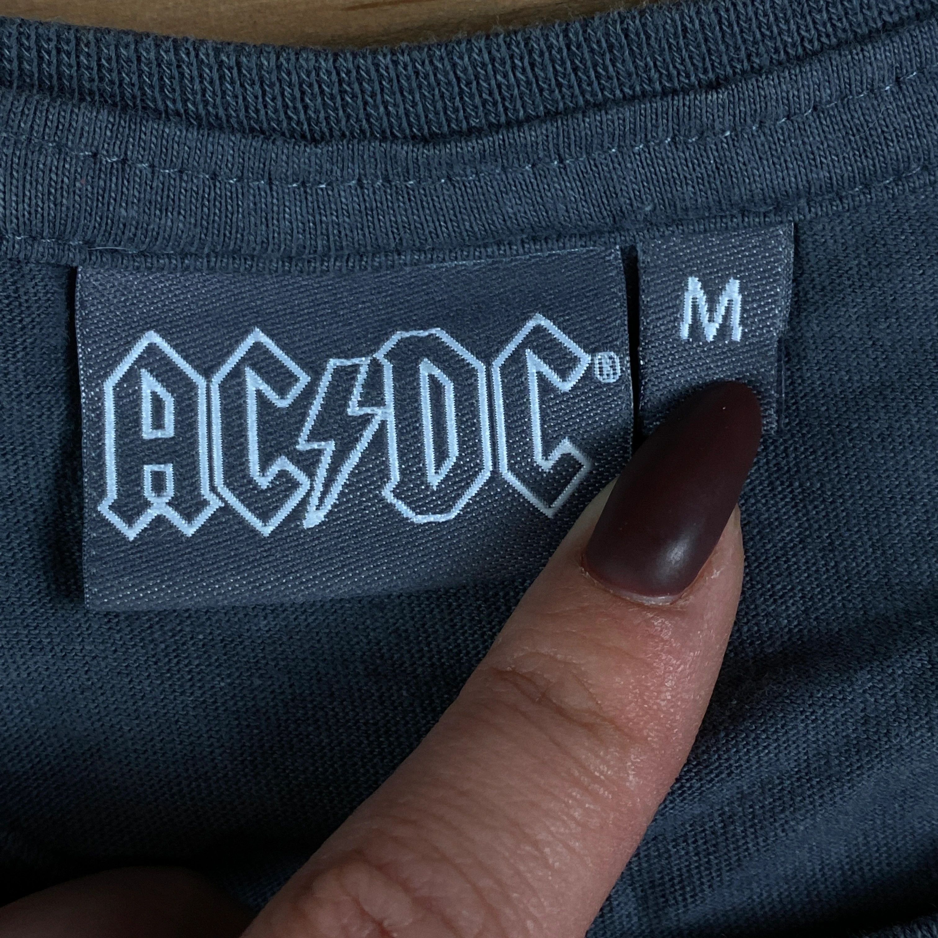 Band Tees × Vintage Mens Vintage AC/DC T Shirt Size M Size US M / EU 48-50 / 2 - 5 Thumbnail