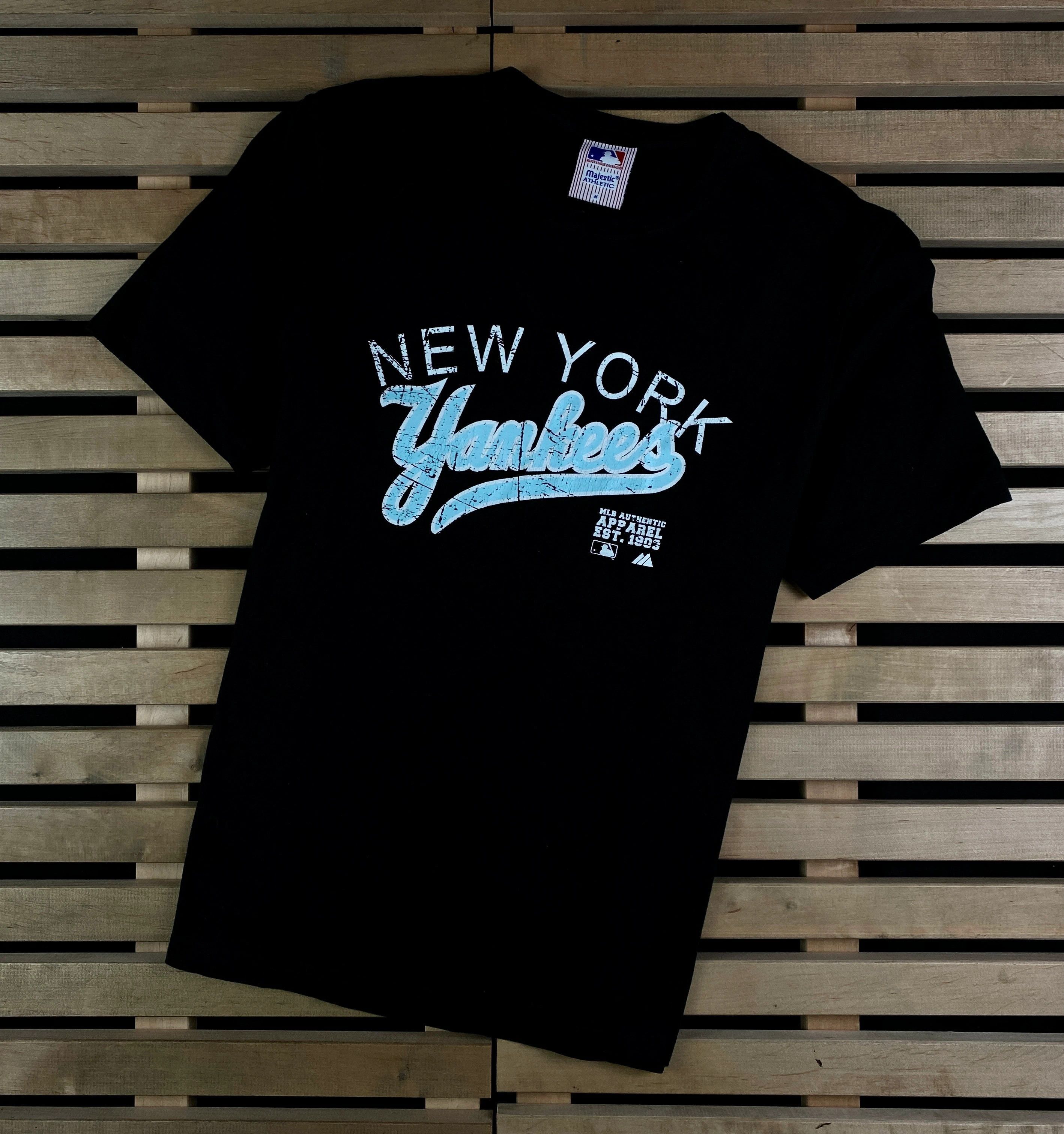 Majestic × New York Yankees Mens T Shirt New York Yankees Majestic Size M Size US M / EU 48-50 / 2 - 1 Thumbnail