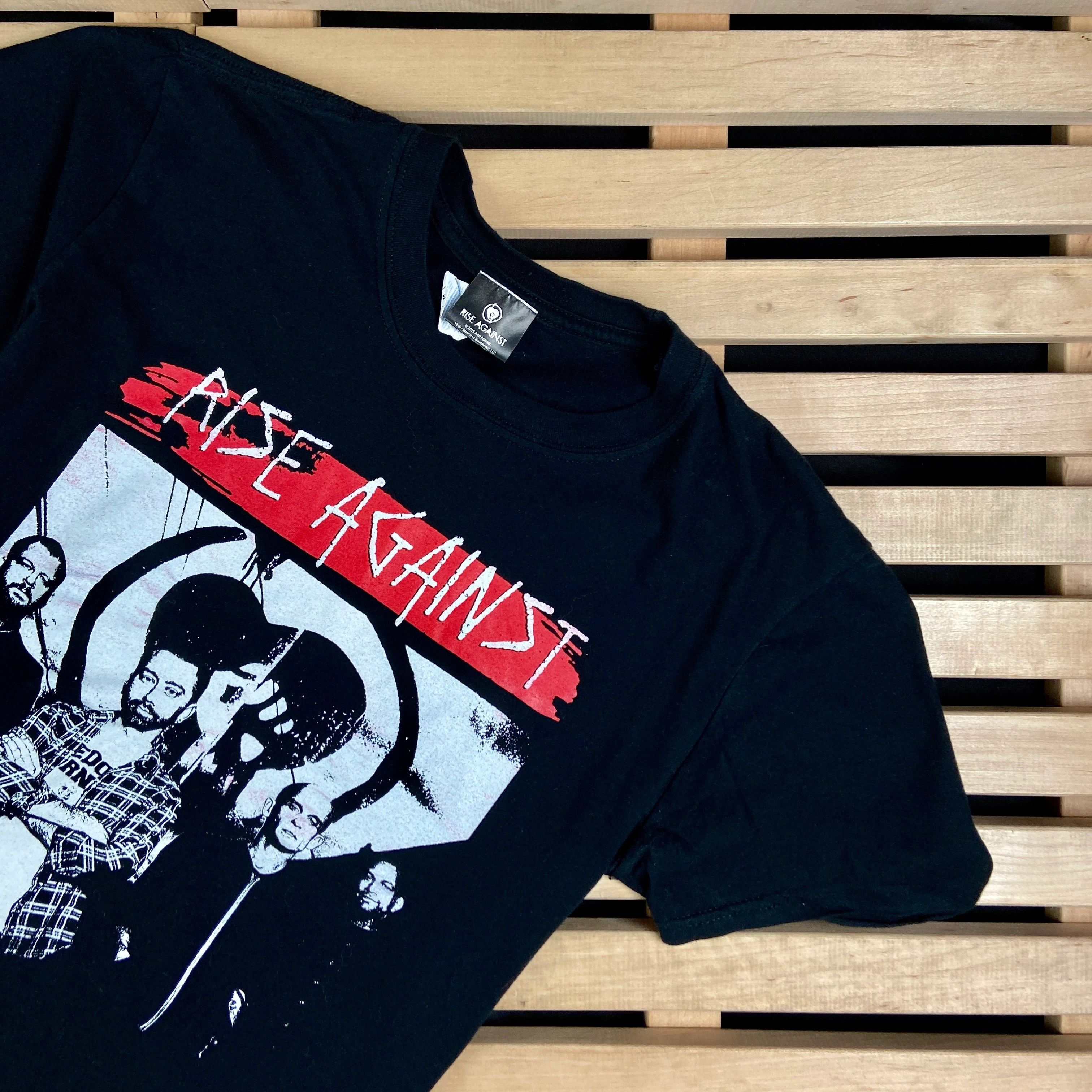 Band Tees × Vintage Mens Vintage T Shirt Rise Against Size M Size US M / EU 48-50 / 2 - 2 Thumbnail