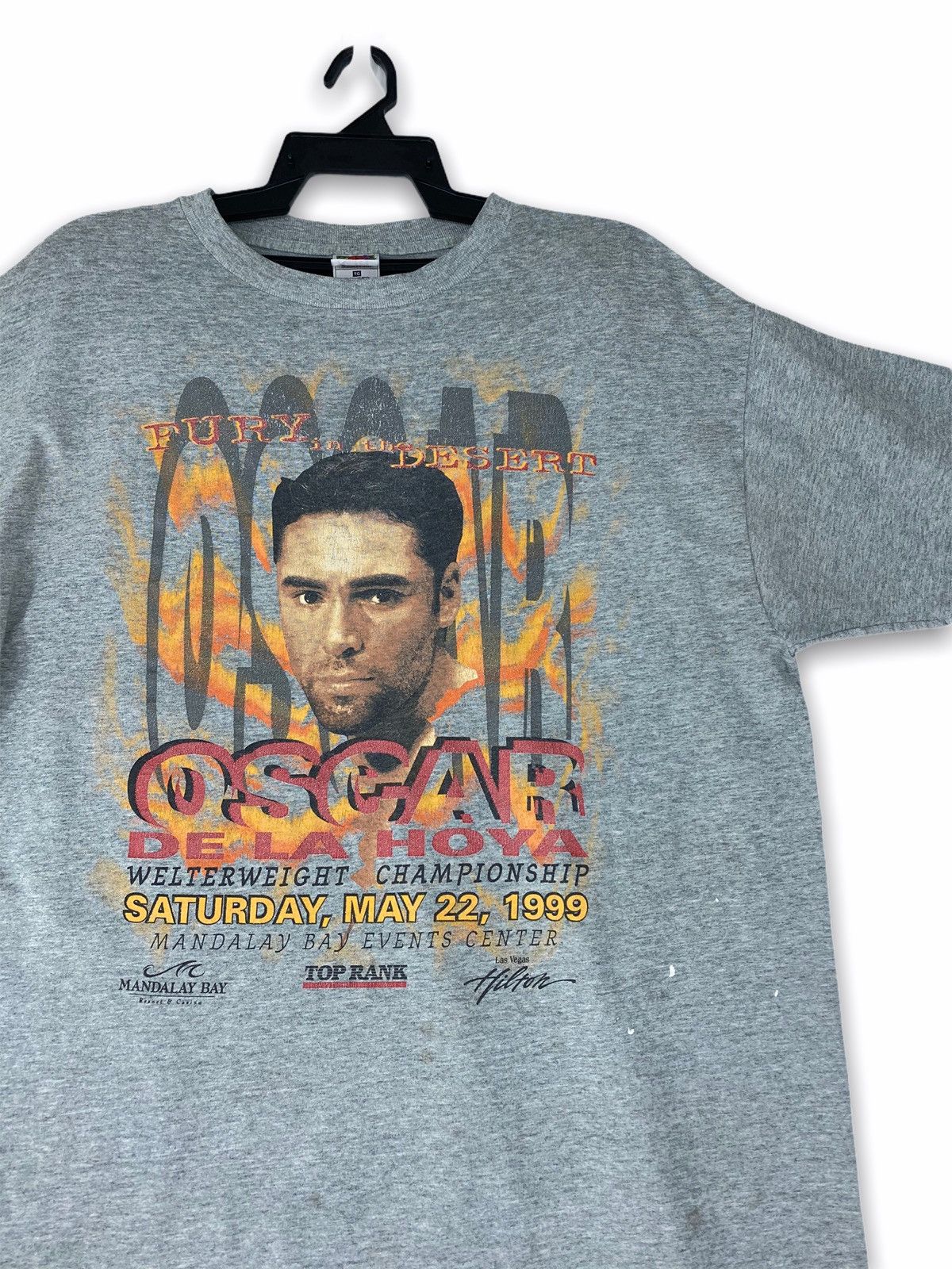 Vintage Vintagerare 1999 Oscar De La Hoya welterweight championship Size US XL / EU 56 / 4 - 2 Thumbnail