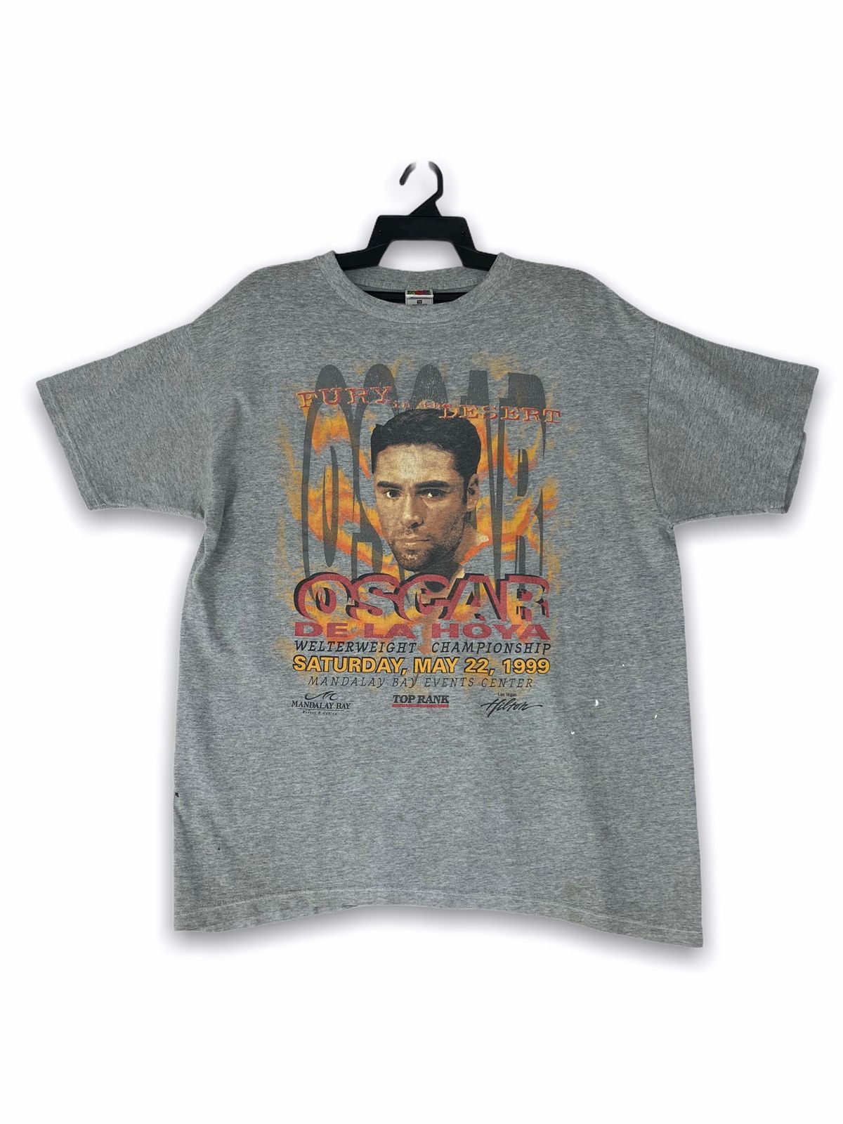 Vintage Vintagerare 1999 Oscar De La Hoya welterweight championship Size US XL / EU 56 / 4 - 1 Thumbnail