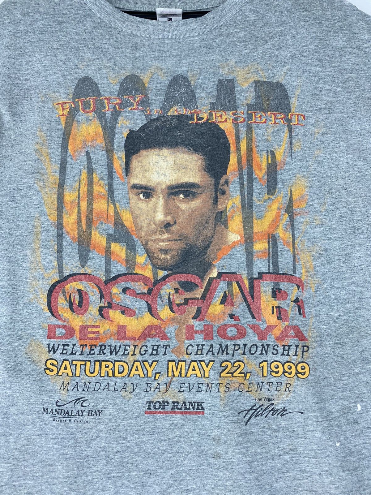 Vintage Vintagerare 1999 Oscar De La Hoya welterweight championship Size US XL / EU 56 / 4 - 3 Thumbnail