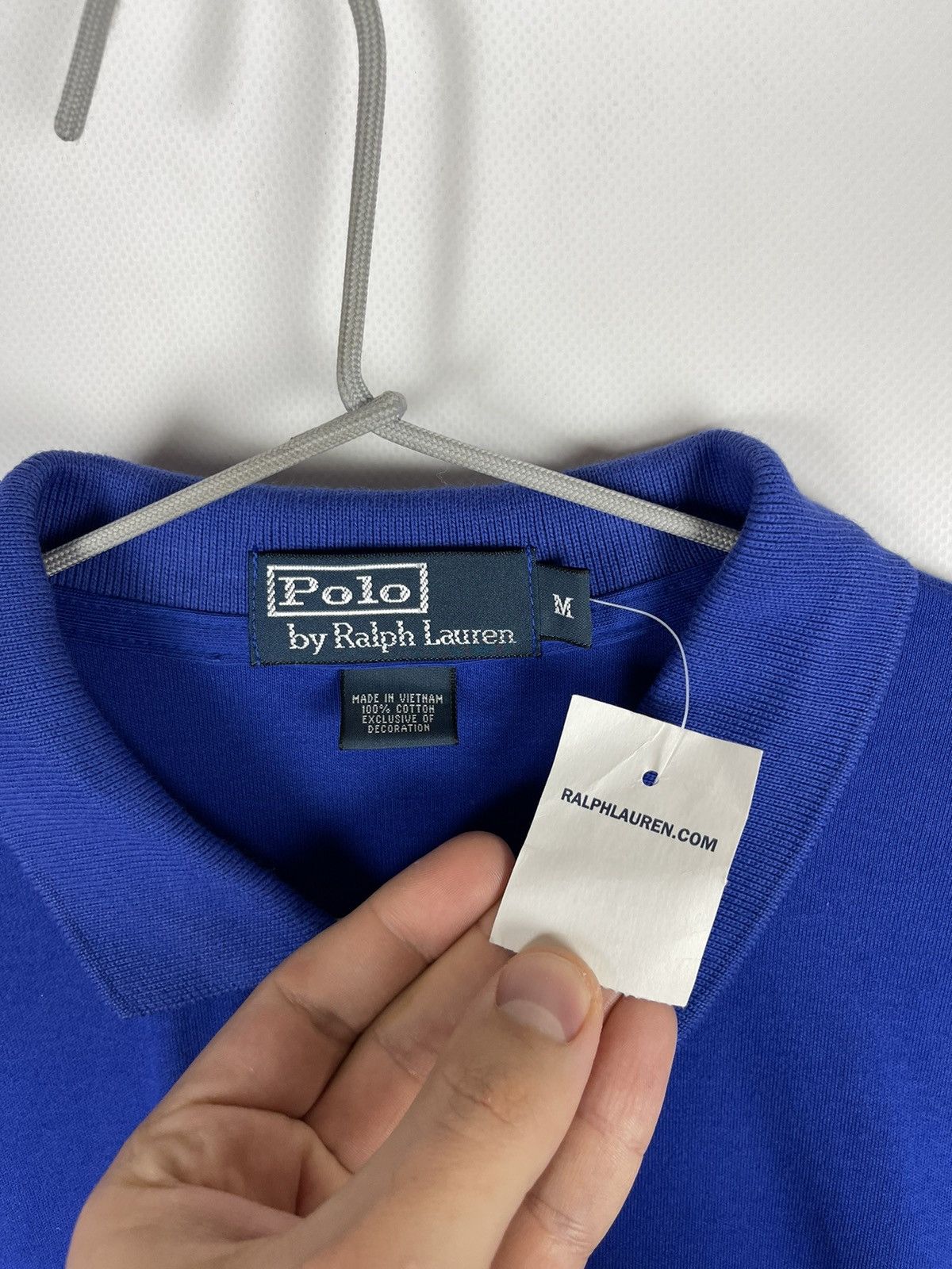 Polo Ralph Lauren Polo Ralph Lauren vintage blue small logo polo tee shirt Size US M / EU 48-50 / 2 - 10 Thumbnail