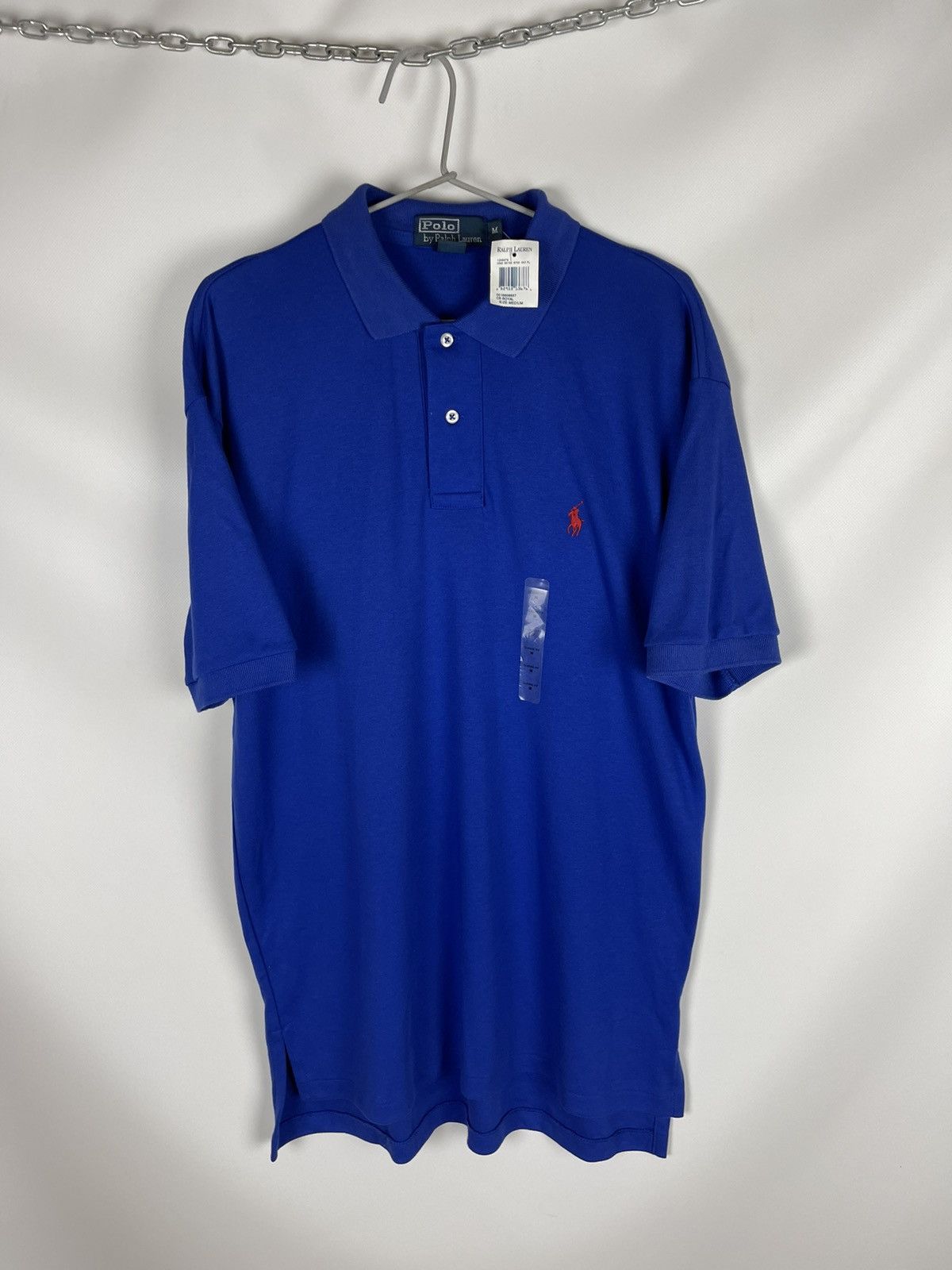 Polo Ralph Lauren Polo Ralph Lauren vintage blue small logo polo tee shirt Size US M / EU 48-50 / 2 - 2 Thumbnail